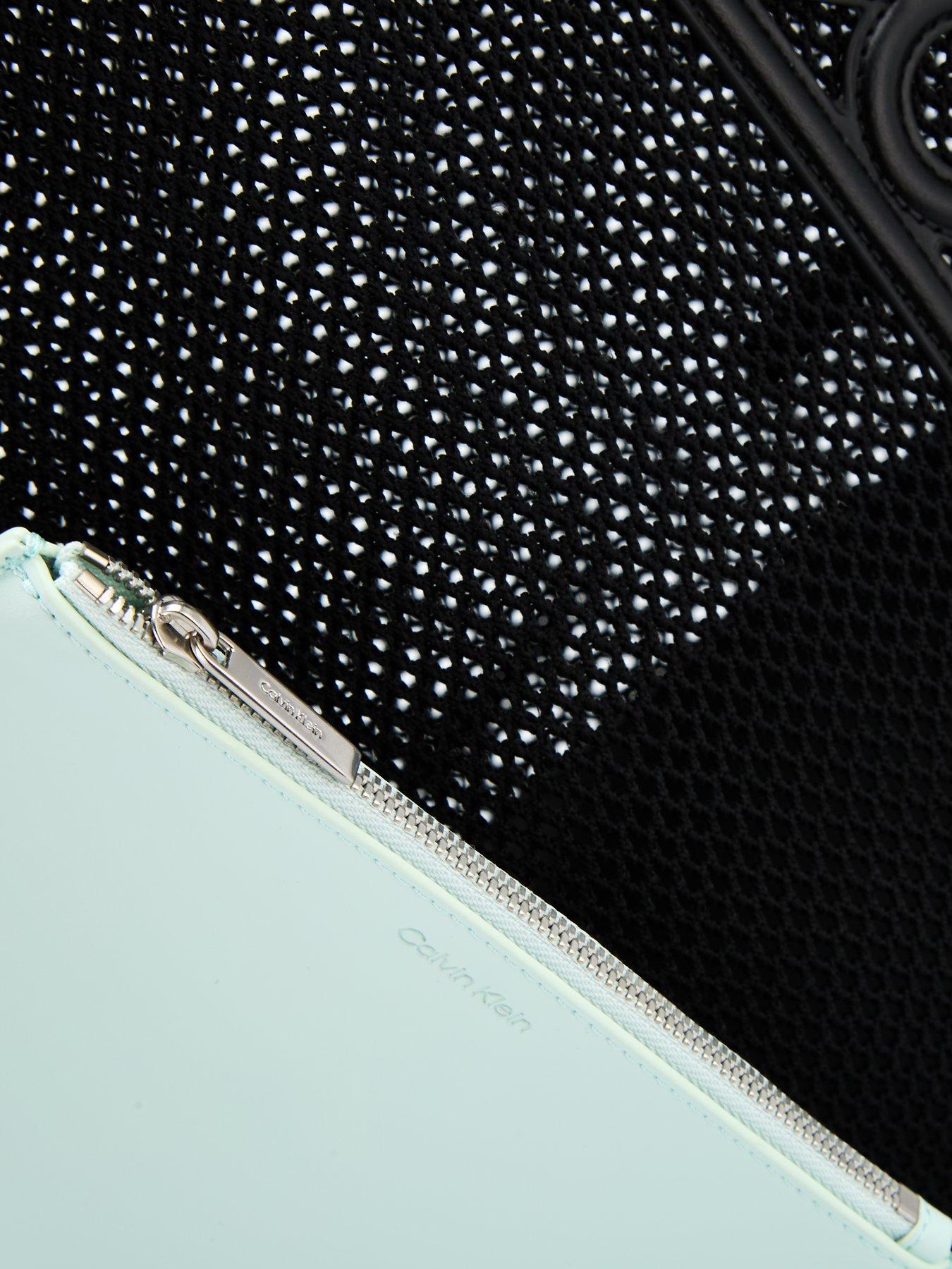 Image 5 of 5 of Calvin Klein Emblem Mesh XL Tote - Black