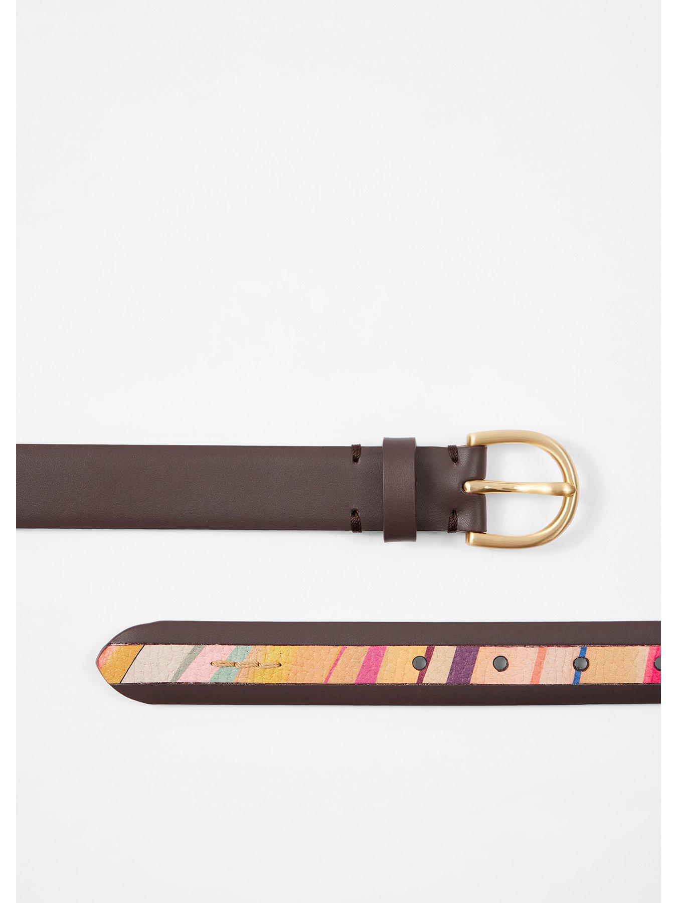 back image of ps-paul-smith-swirl-belt-brown
