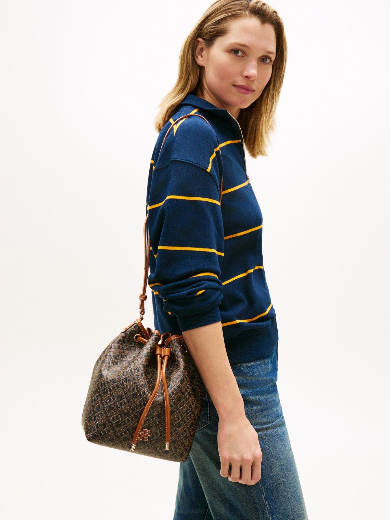 Image 2 of 5 of Tommy Hilfiger Monoplay Bucket Bag - Black Mix