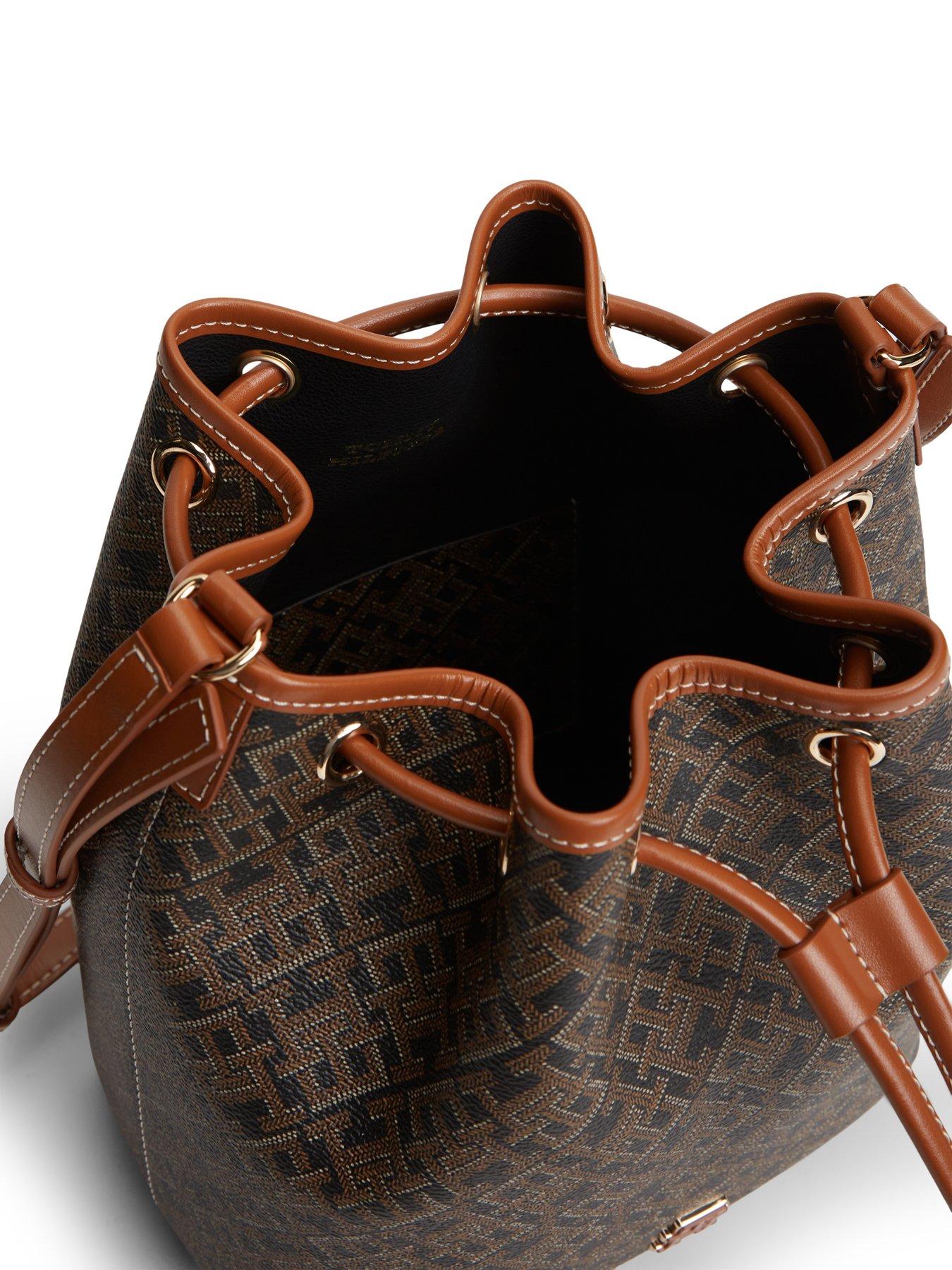 Image 4 of 5 of Tommy Hilfiger Monoplay Bucket Bag - Black Mix
