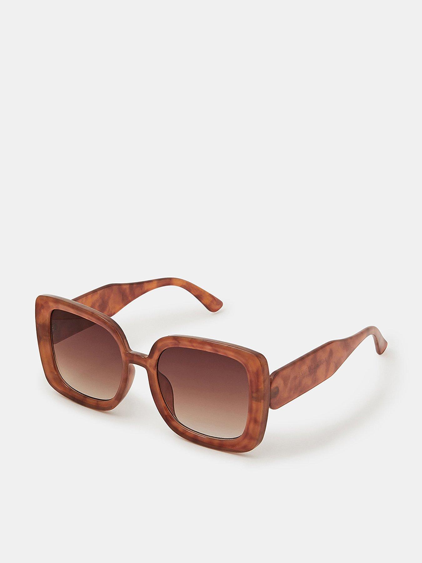  image of accessorize-retro-oversized-square-sunglasses