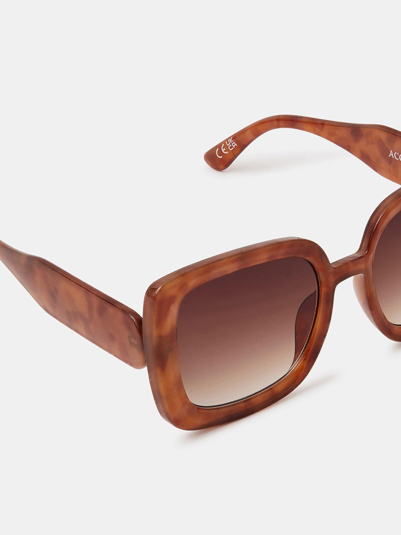  image of accessorize-retro-oversized-square-sunglasses