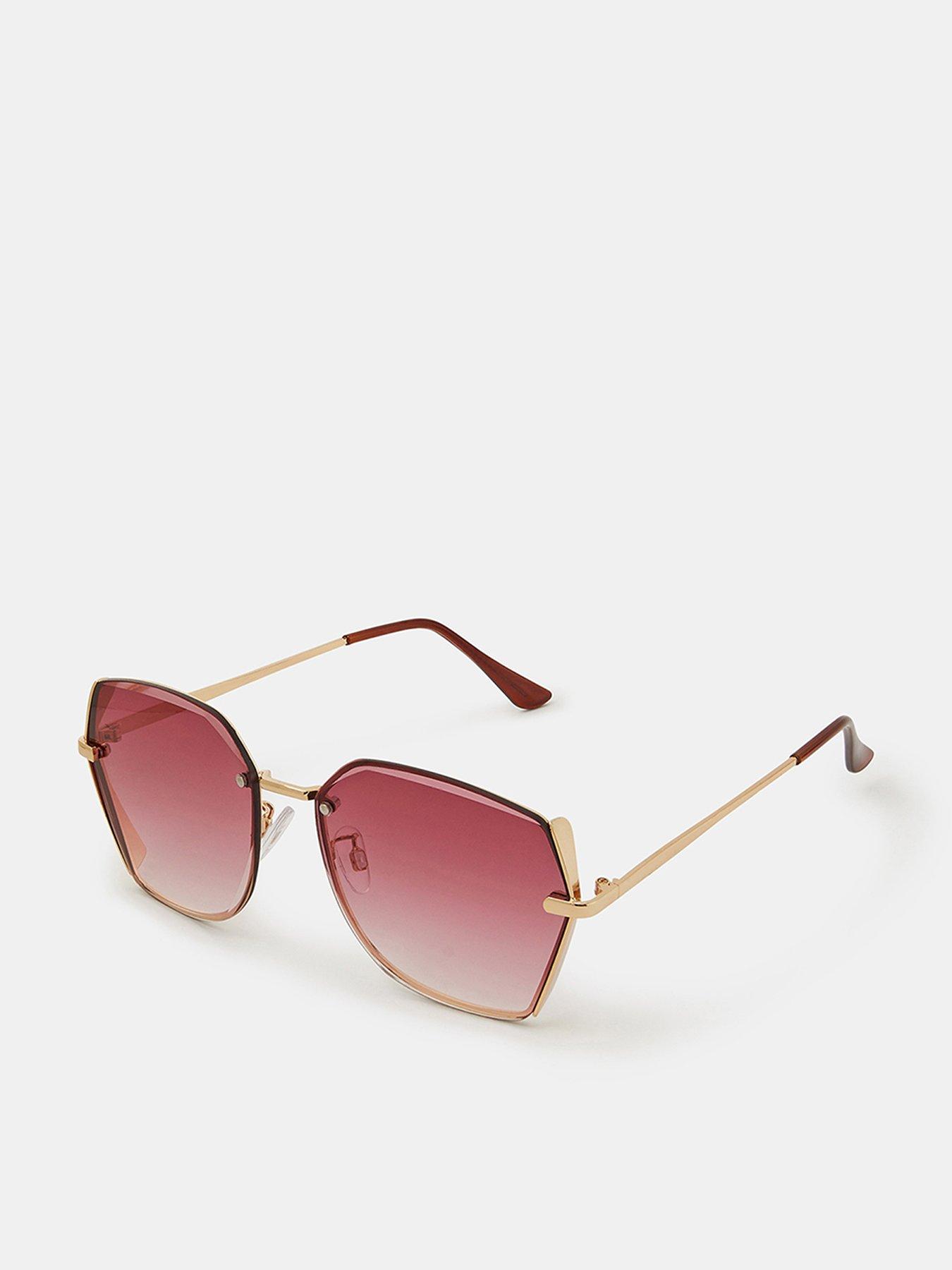  image of accessorize-geometric-metal-sunglasses
