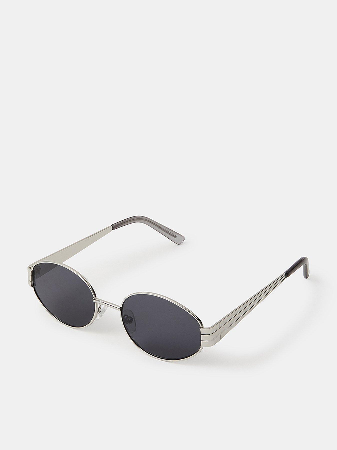 Accessorize Oval Metal Sunglasses
