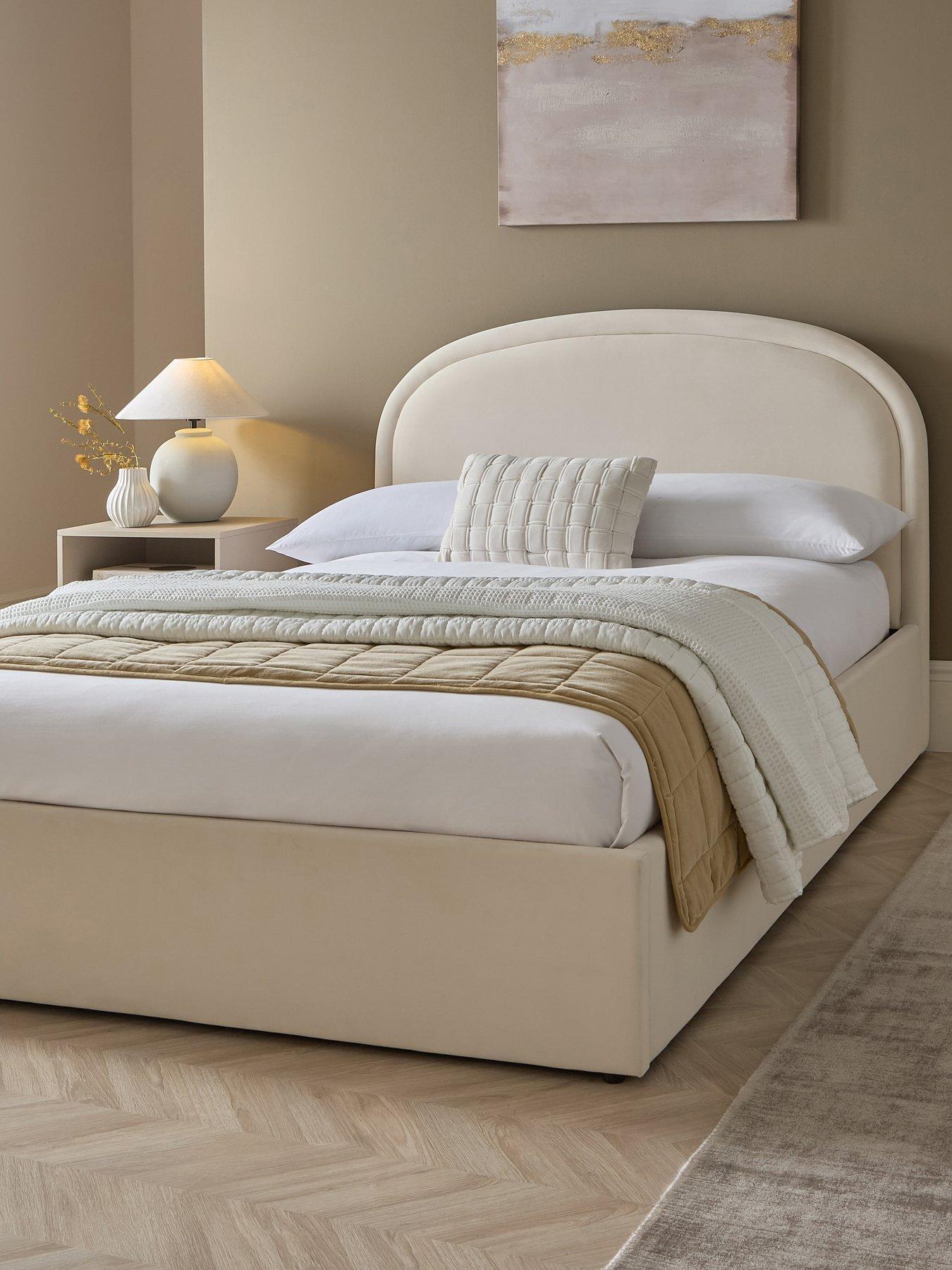 The Very Collection Noble End Lift Up Storage King Bed With Microquilt Mattress - FSC® Certified