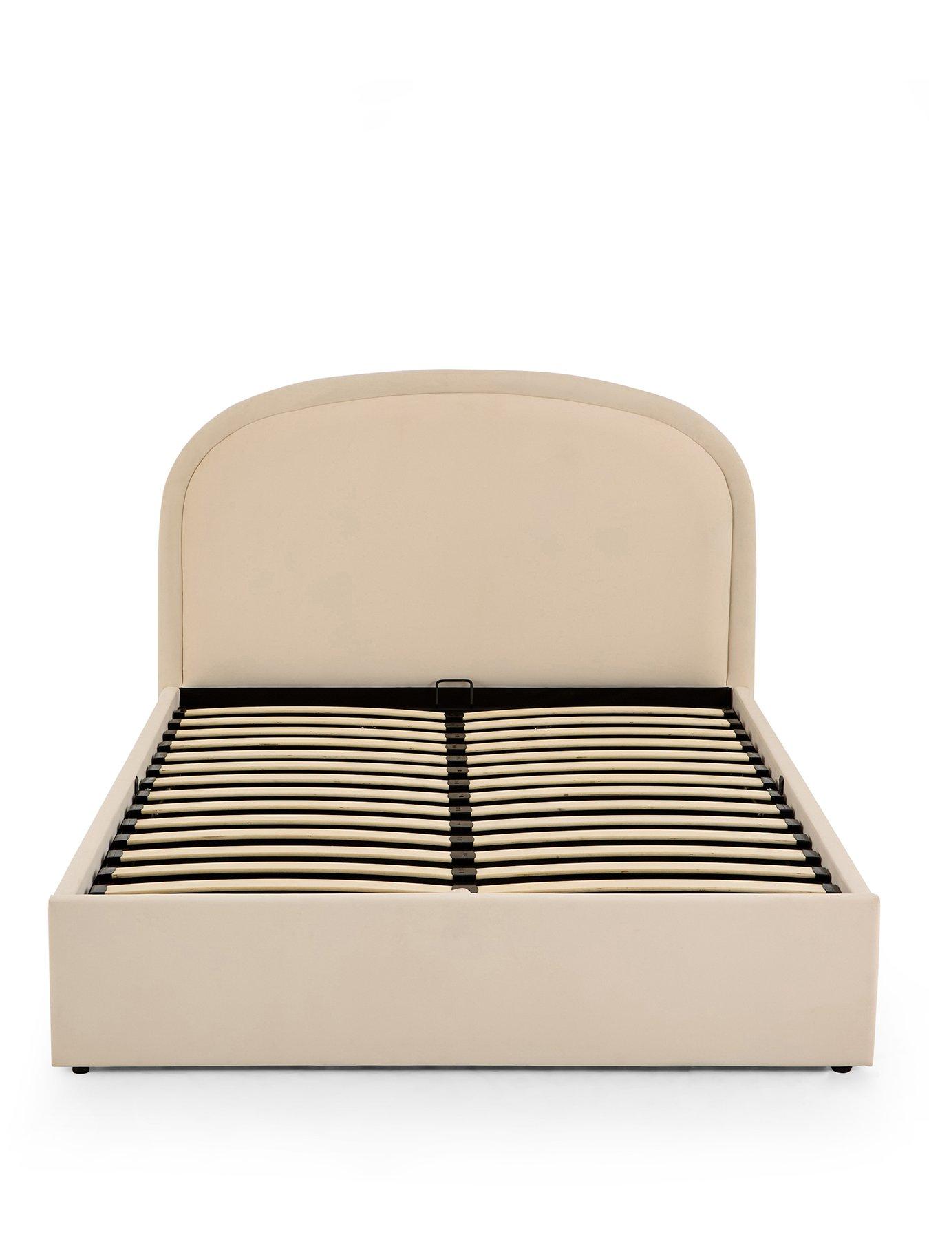 Image 2 of 7 of The Very Collection Noble End Lift Up Storage Ottoman Bed with Mattress Options (Buy &amp; SAVE!) - Natural - FSC&reg; Certified