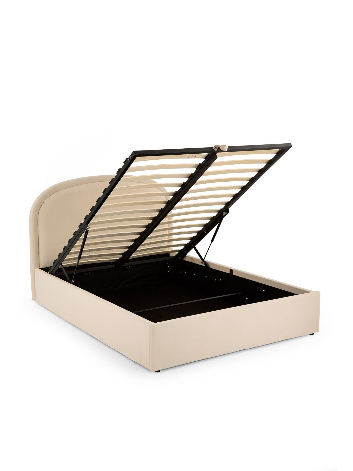Image 4 of 7 of The Very Collection Noble End Lift Up Storage Ottoman Bed with Mattress Options (Buy &amp; SAVE!) - Natural - FSC&reg; Certified
