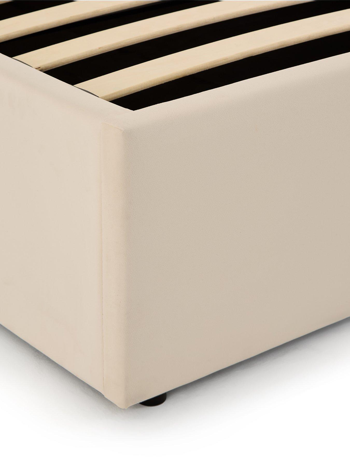 Image 7 of 7 of The Very Collection Noble End Lift Up Storage Ottoman Bed with Mattress Options (Buy &amp; SAVE!) - Natural - FSC&reg; Certified