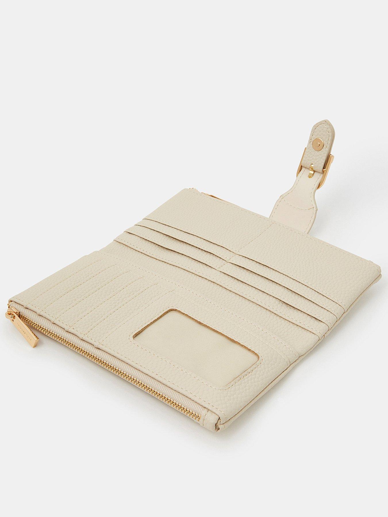  image of accessorize-faux-leather-buckle-purse