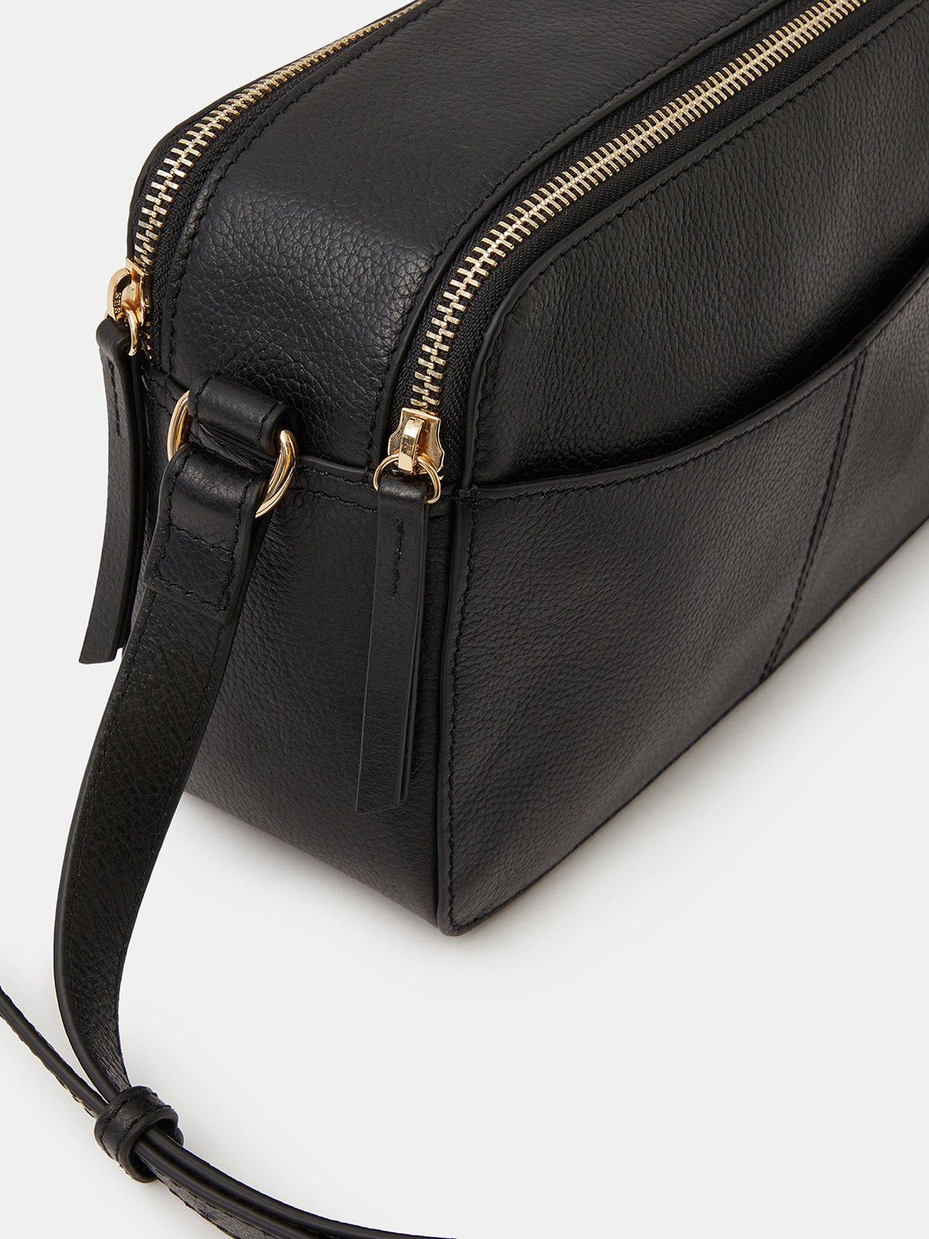  image of accessorize-leather-double-zip-camera-bag