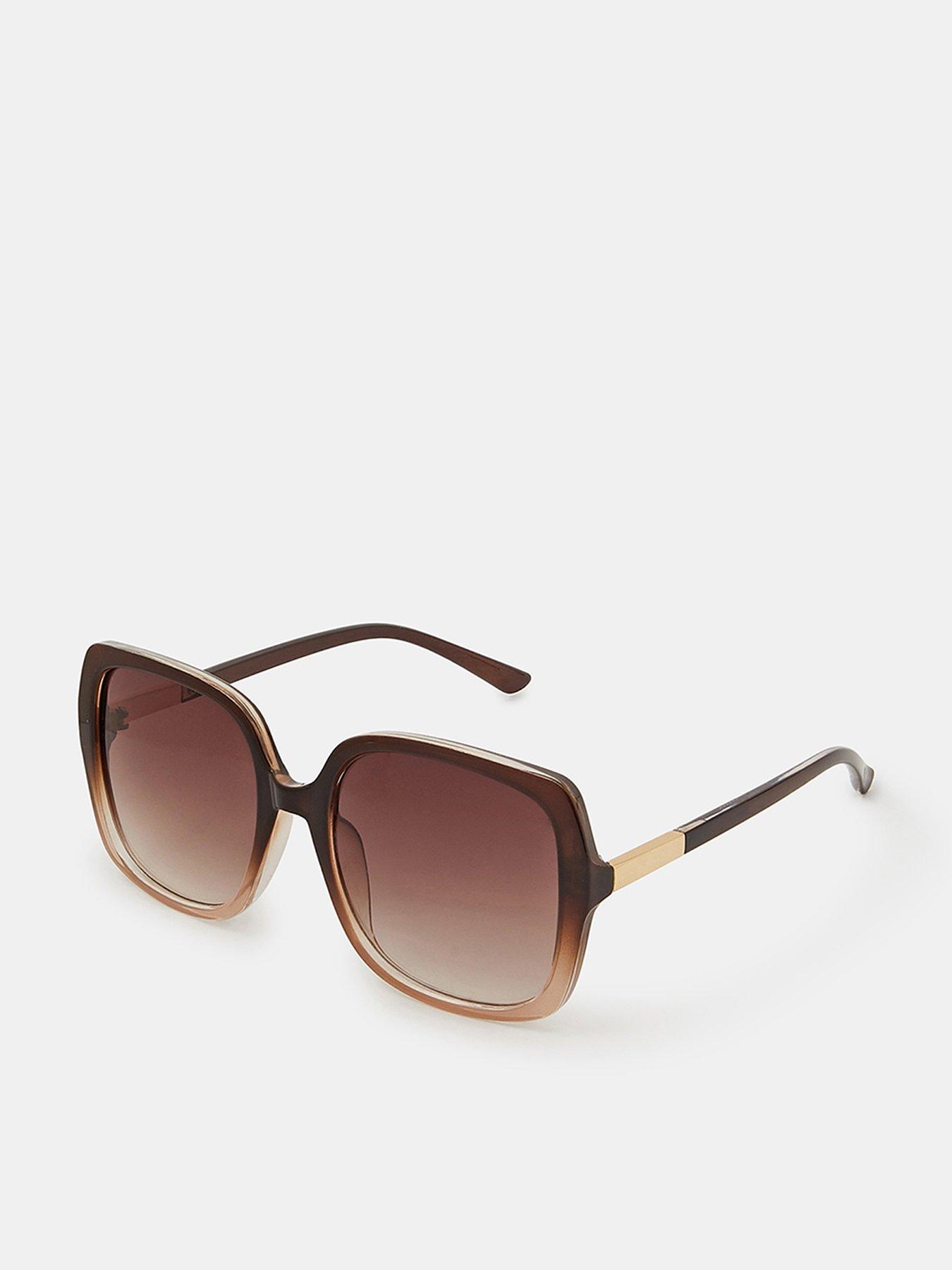 Image 1 of 3 of Accessorize Oversized Square Sunglasses