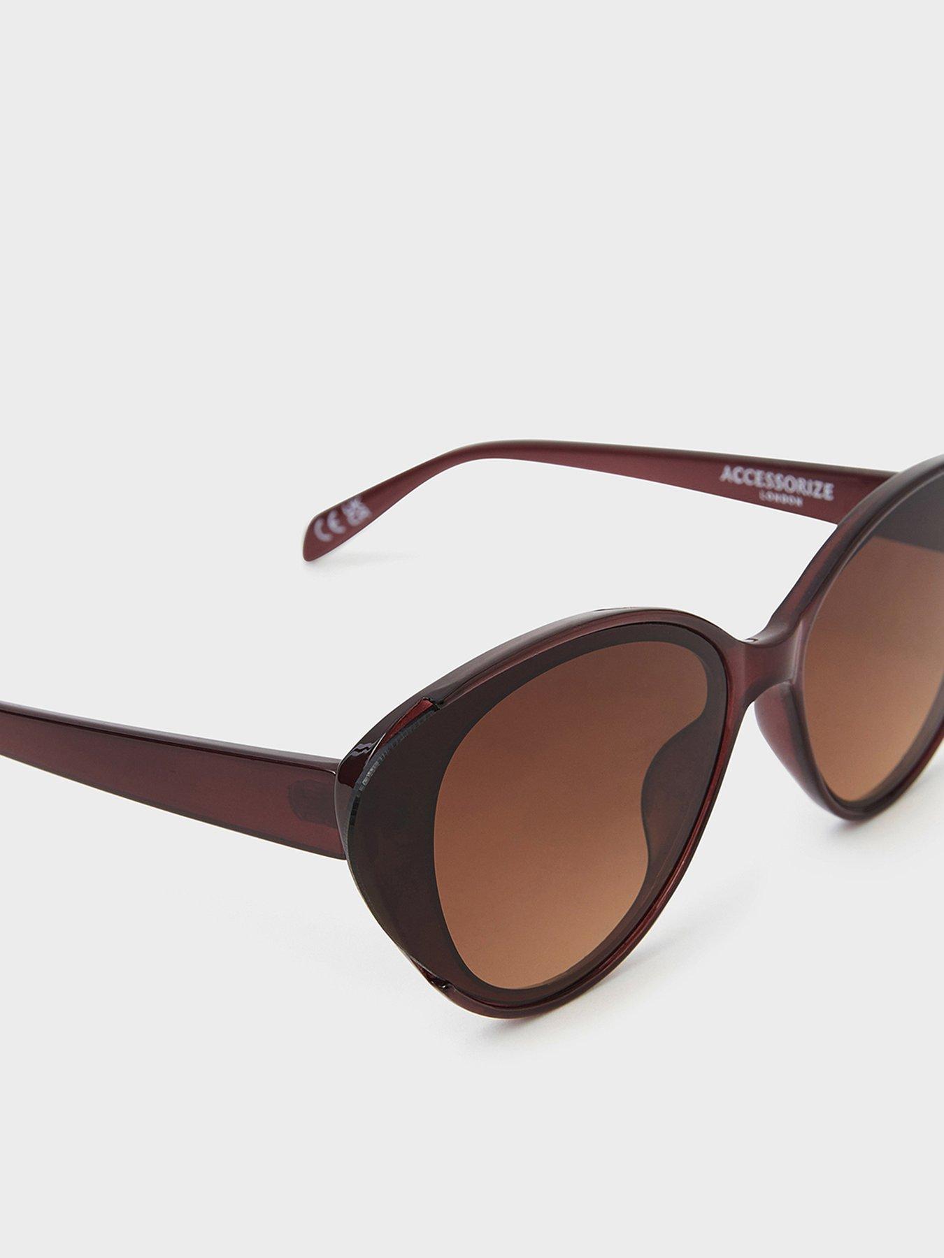  image of accessorize-oval-cat-eye-sunglasses