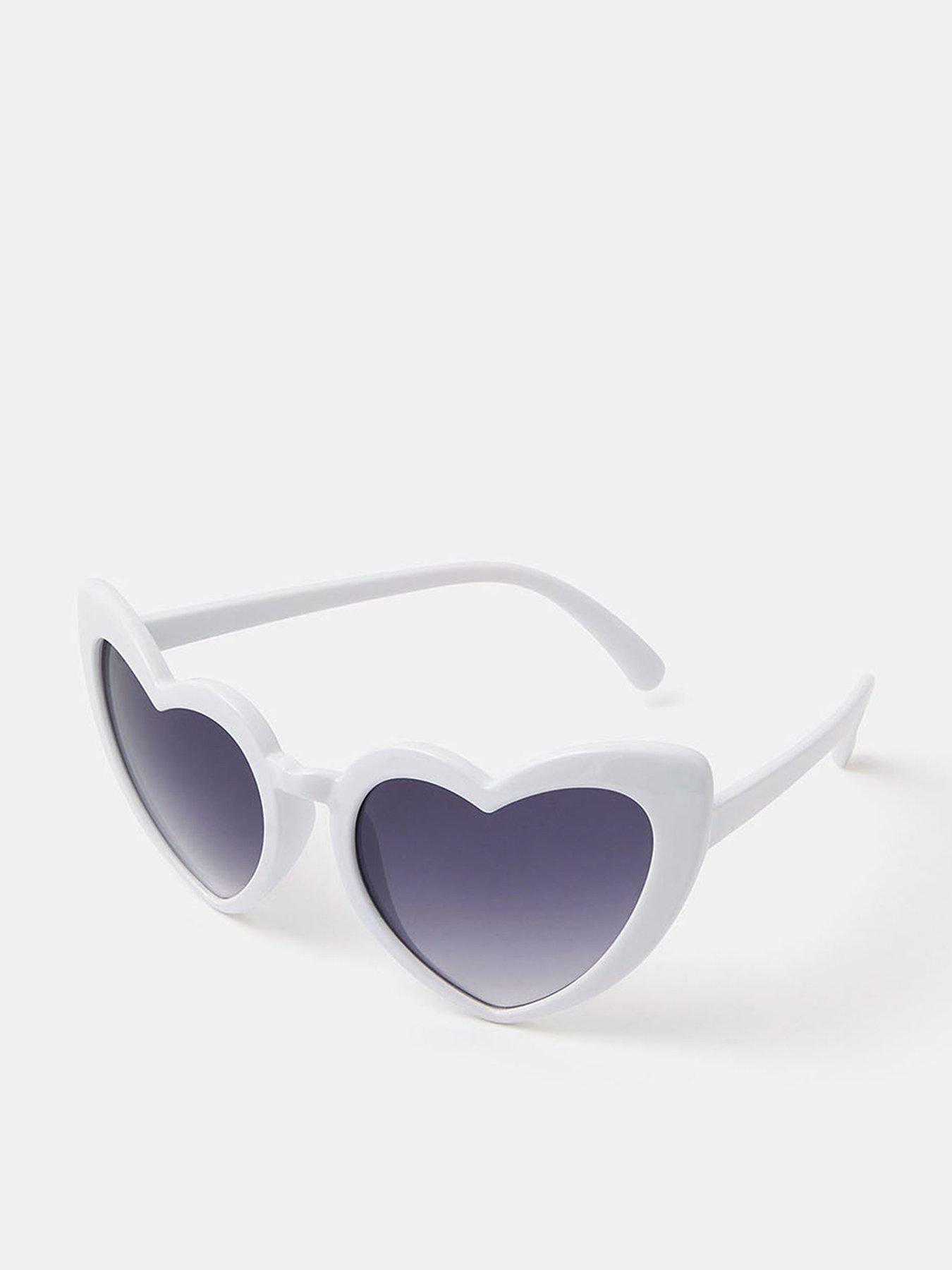  image of accessorize-heart-cat-eye-sunglasses