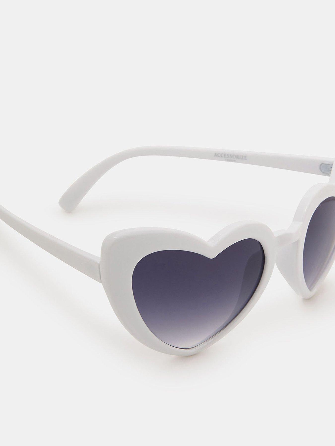  image of accessorize-heart-cat-eye-sunglasses