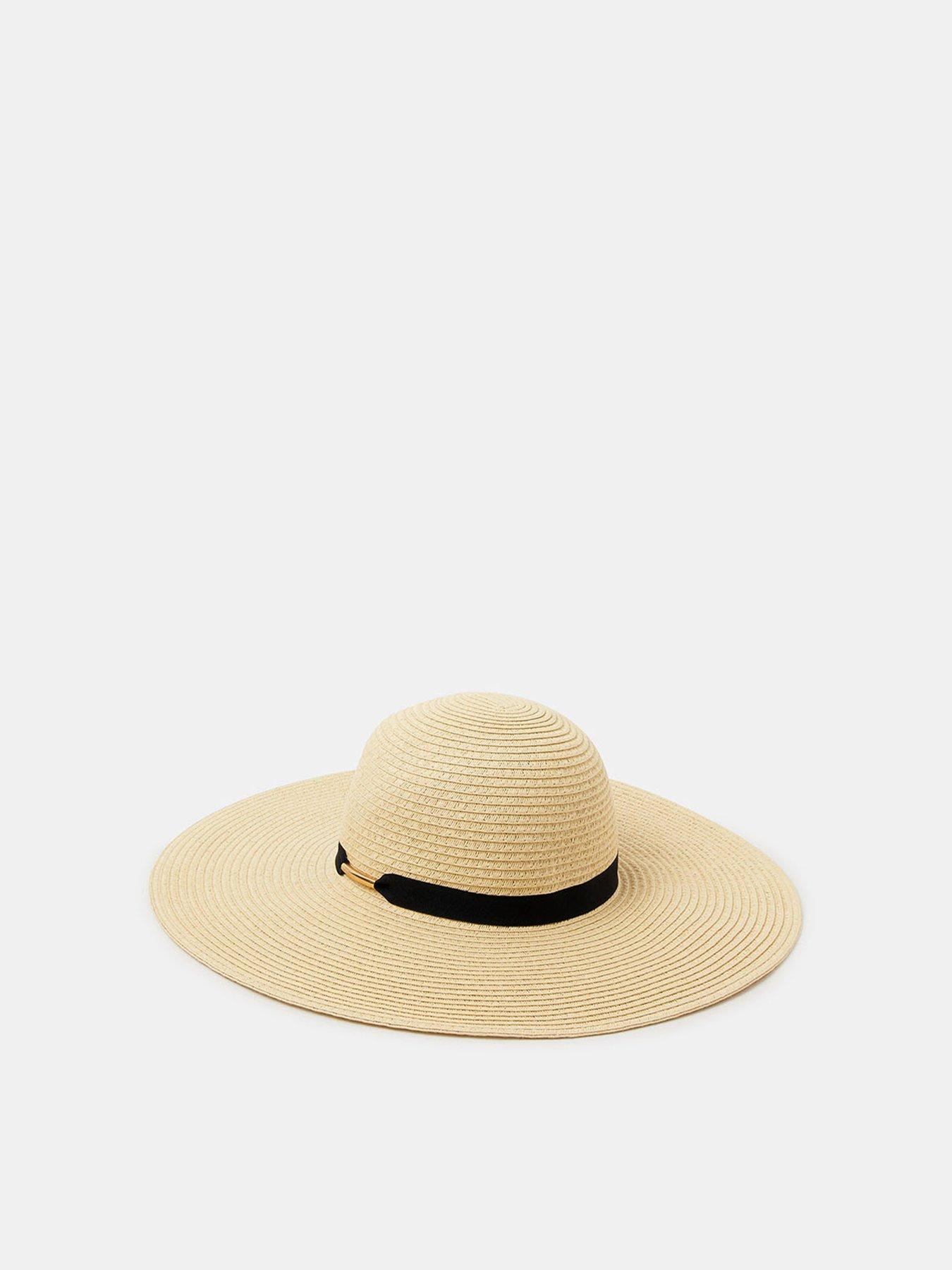  image of accessorize-floppy-hat-cream