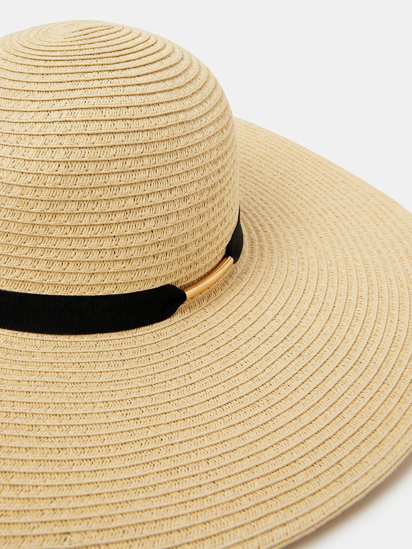  image of accessorize-floppy-hat-cream