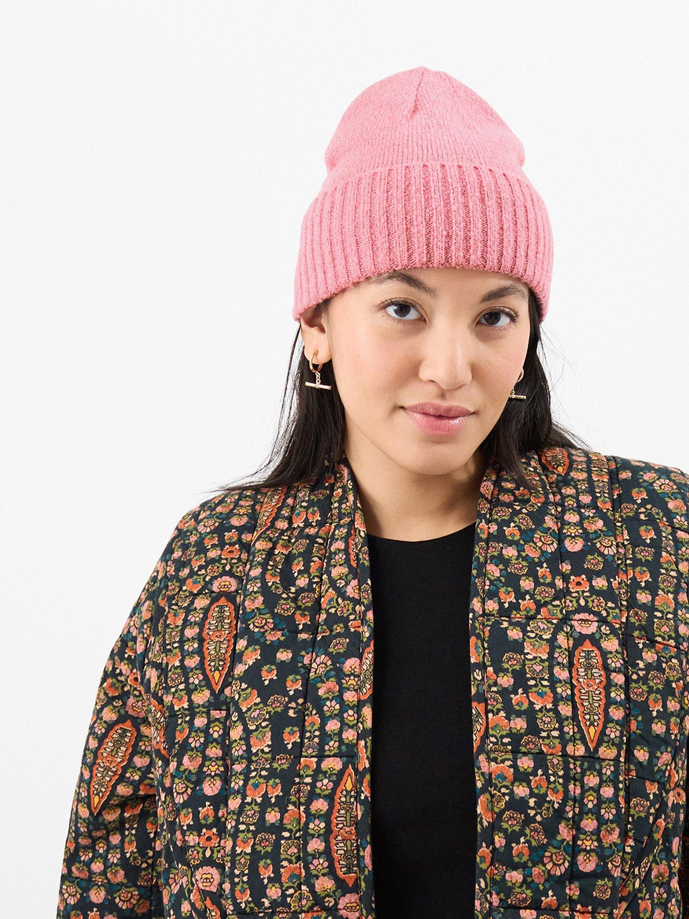  image of accessorize-ribbed-knit-beanie-hat