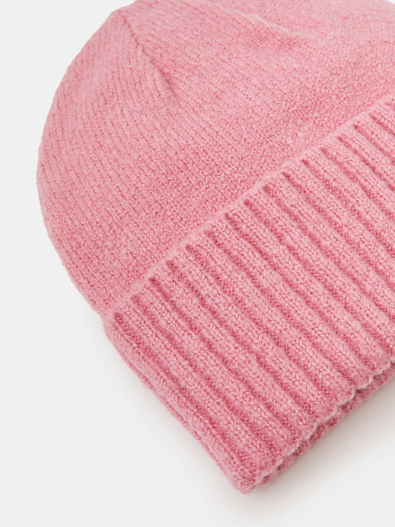  image of accessorize-ribbed-knit-beanie-hat