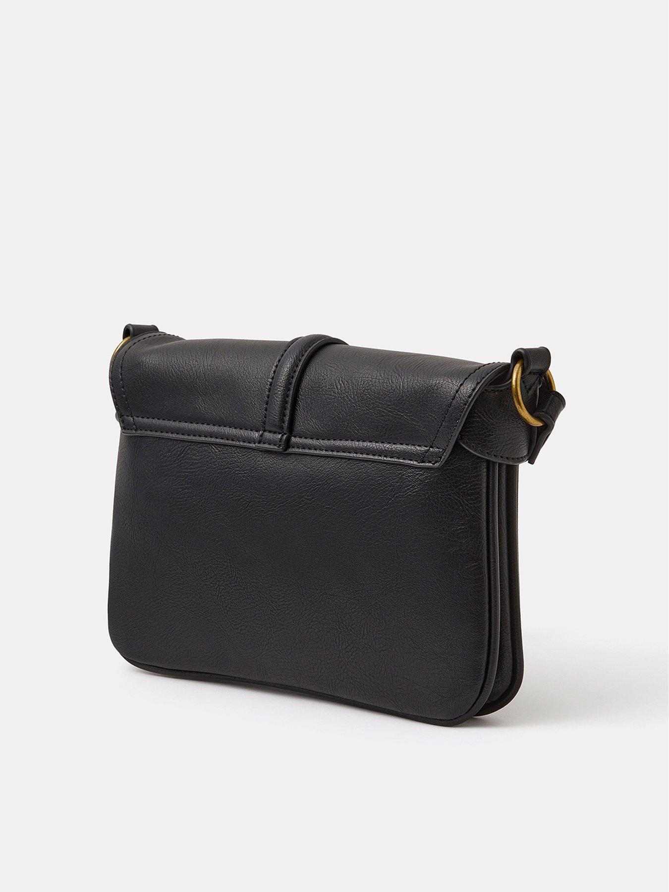  image of accessorize-padlock-satchel-crossbody-bag