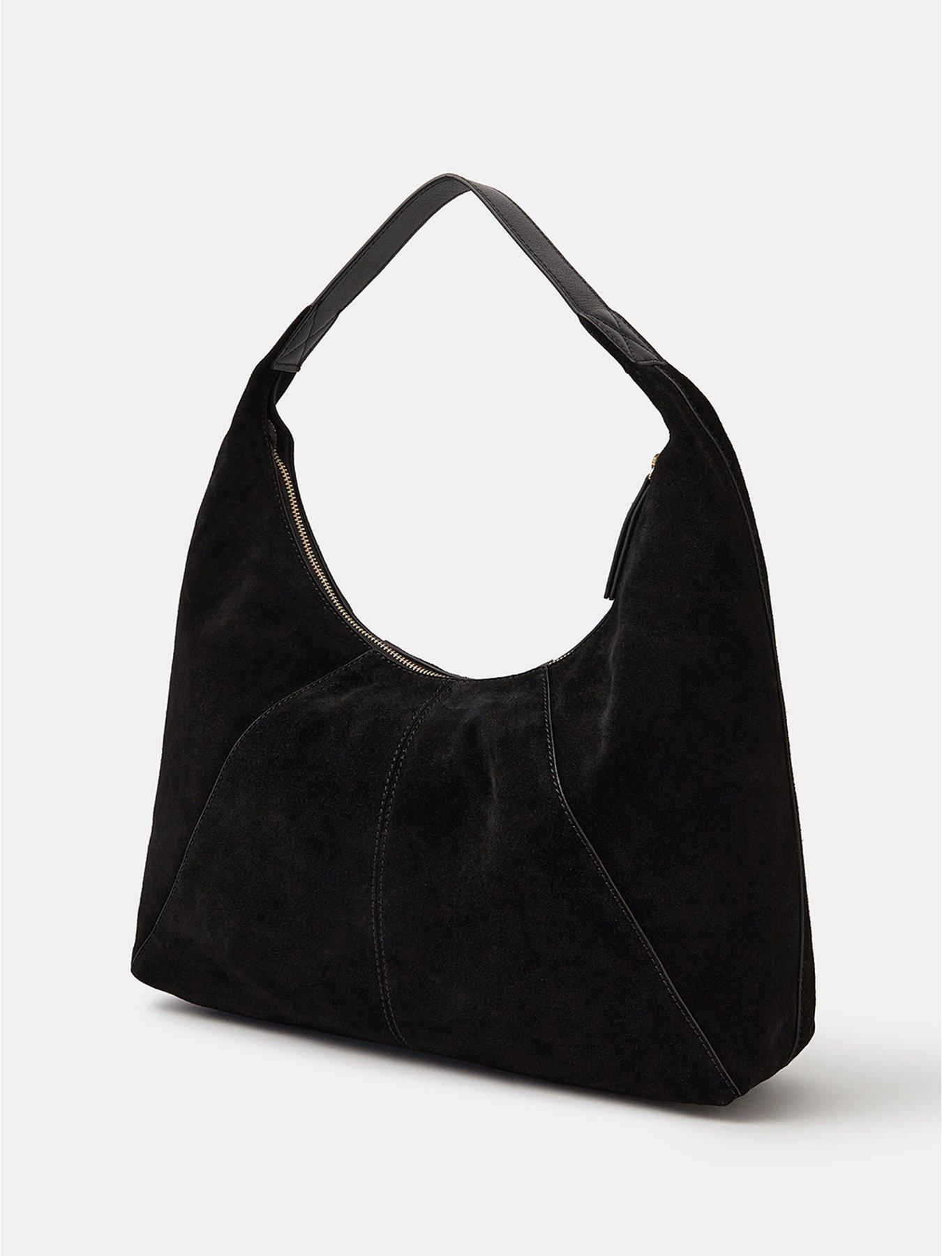  image of accessorize-suede-shoulder-bag