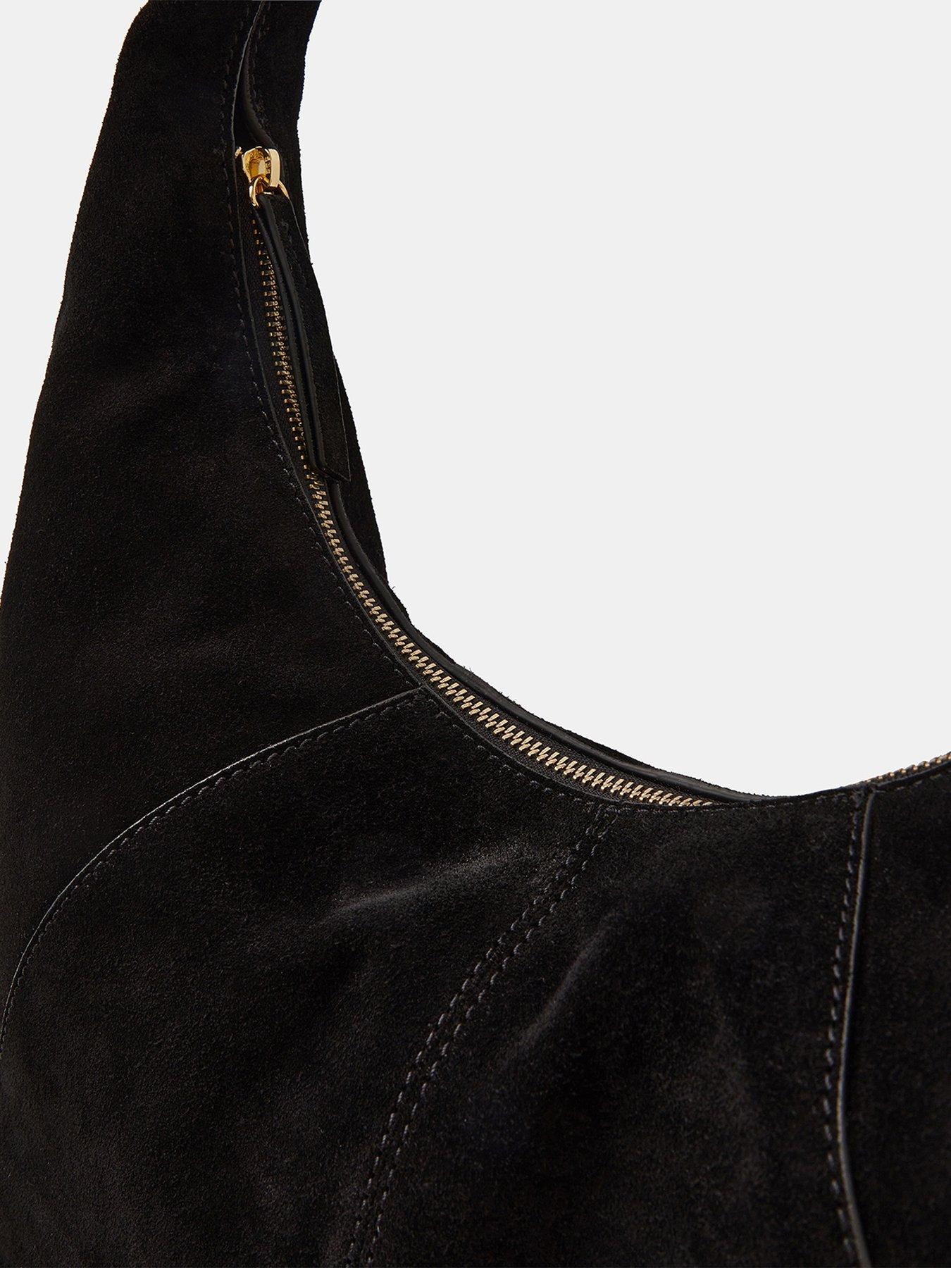  image of accessorize-suede-shoulder-bag