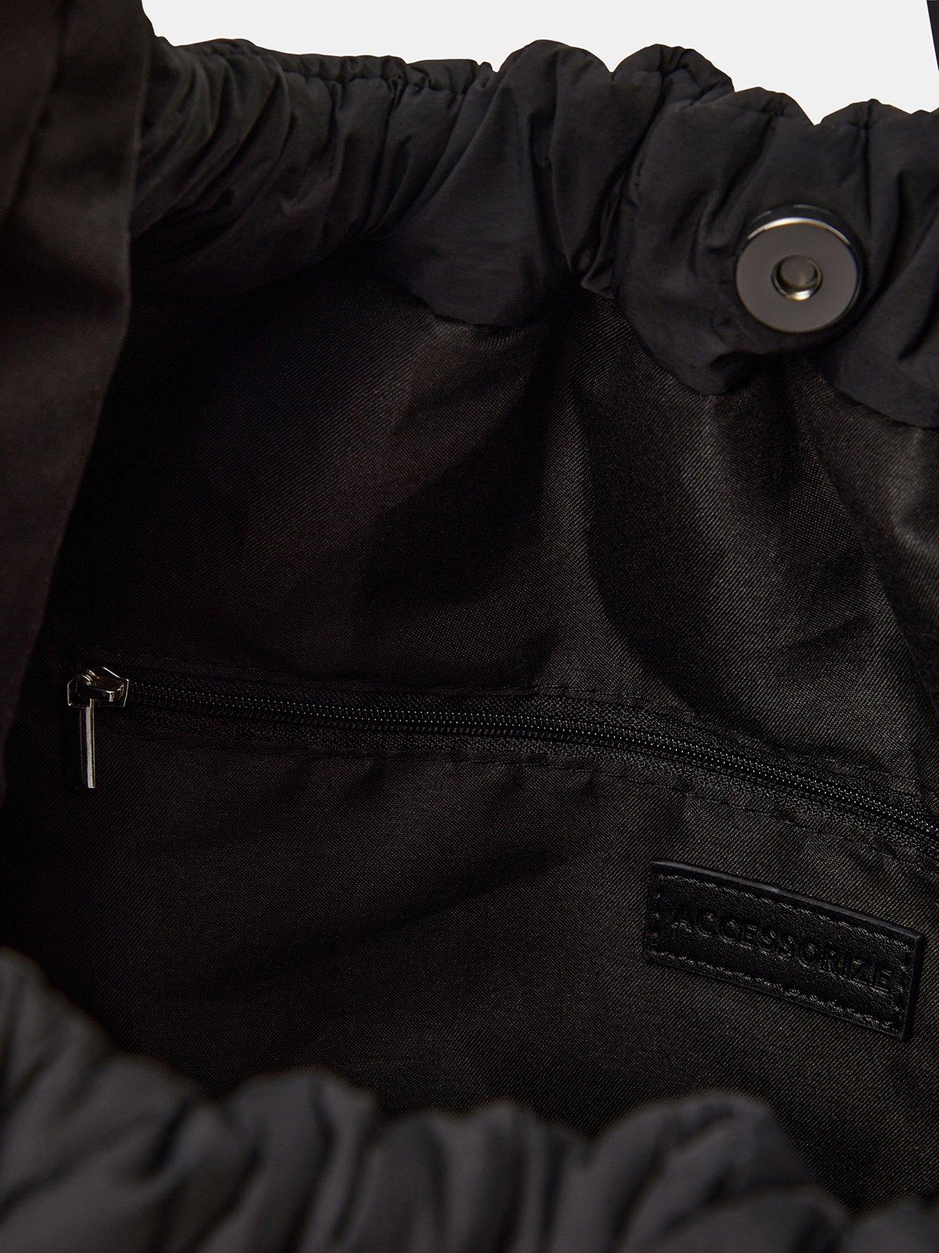 Image 4 of 4 of Accessorize Nylon Quilted Shopper Bag