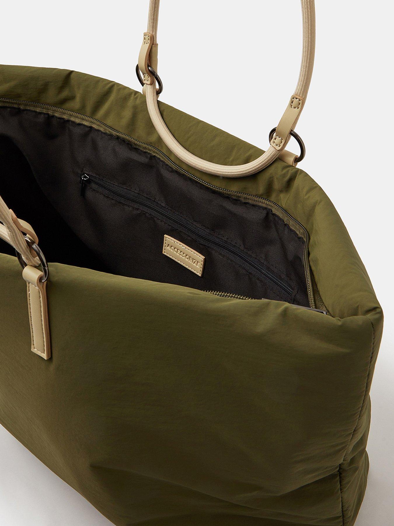  image of accessorize-nylon-tote-bag