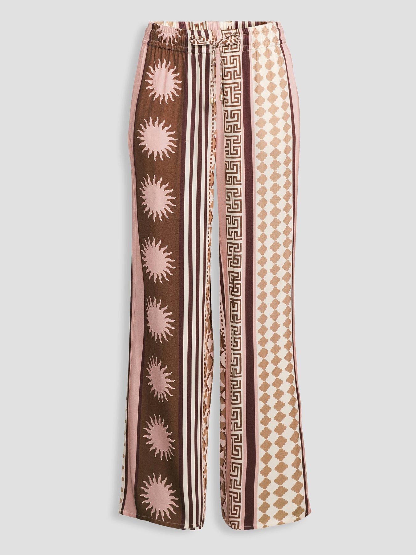 Image 5 of 5 of Michelle Keegan Printed Wide Leg Trouser - Print