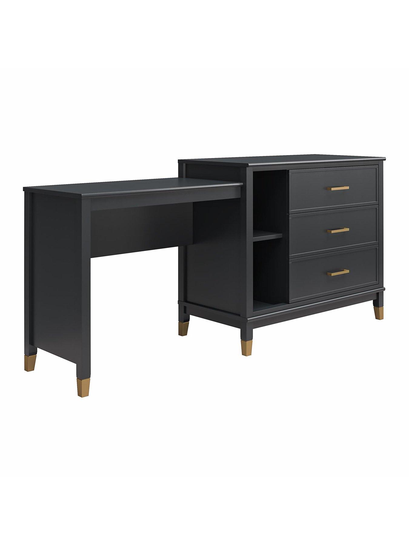  image of cosmoliving-by-cosmopolitan-westerleigh-3-in-1-dresser-desk
