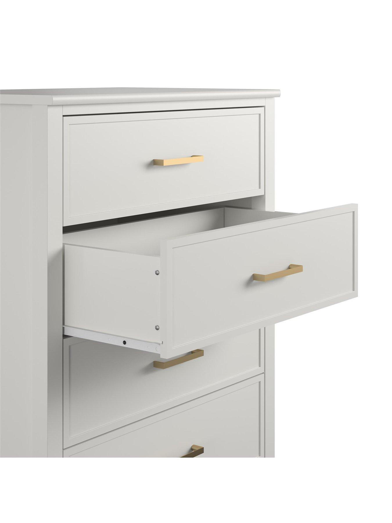 Image 5 of 7 of Dorel Home Westerleigh 4 Drawer Dresser - White