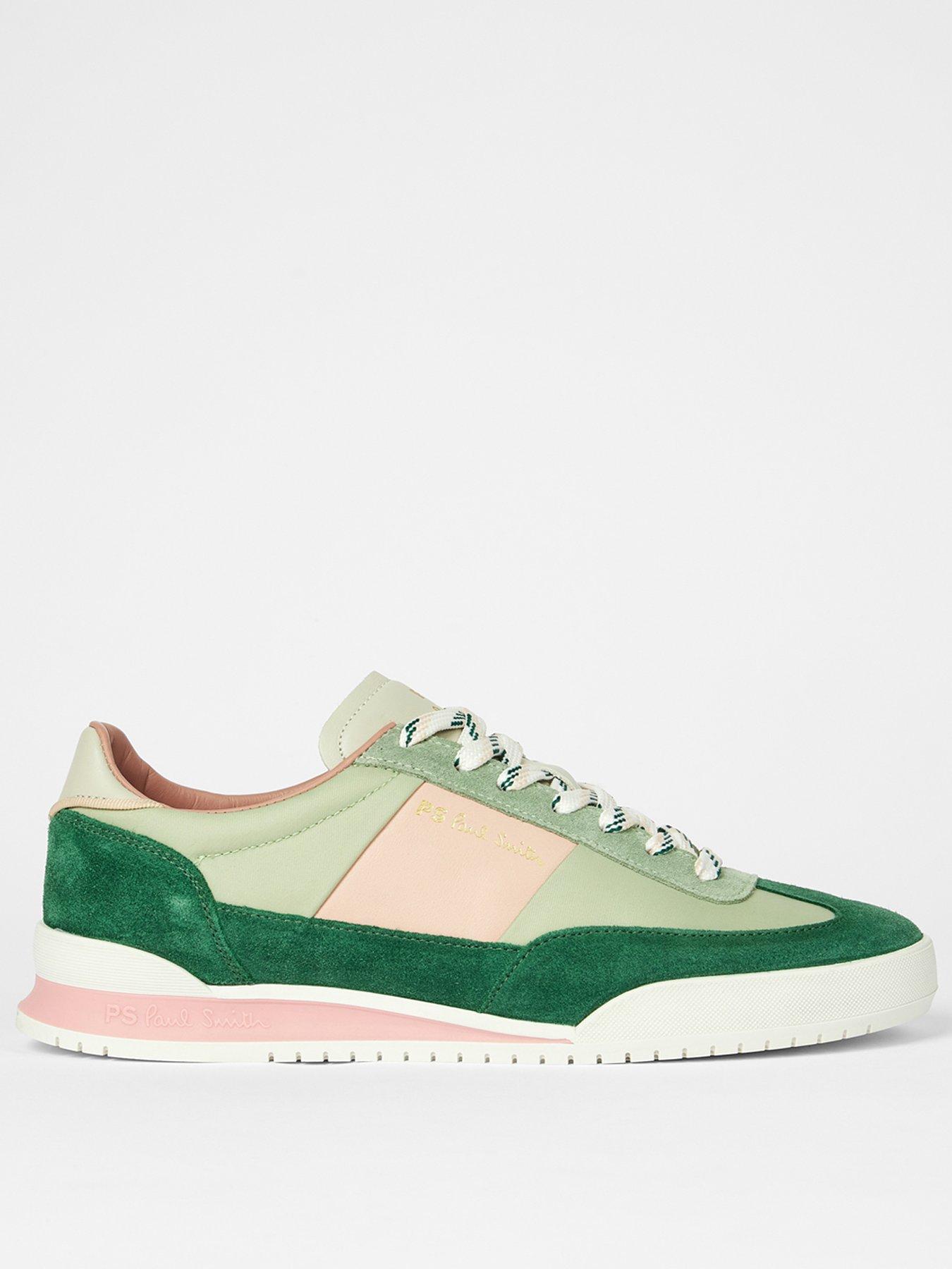 PS PAUL SMITH Womens Shoe Dover Nylon Trainers - Green
