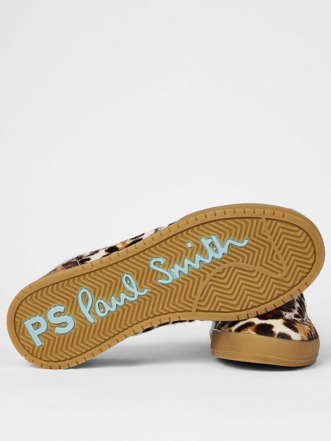  image of ps-paul-smith-womens-shoe-dover-leopard-print-brown