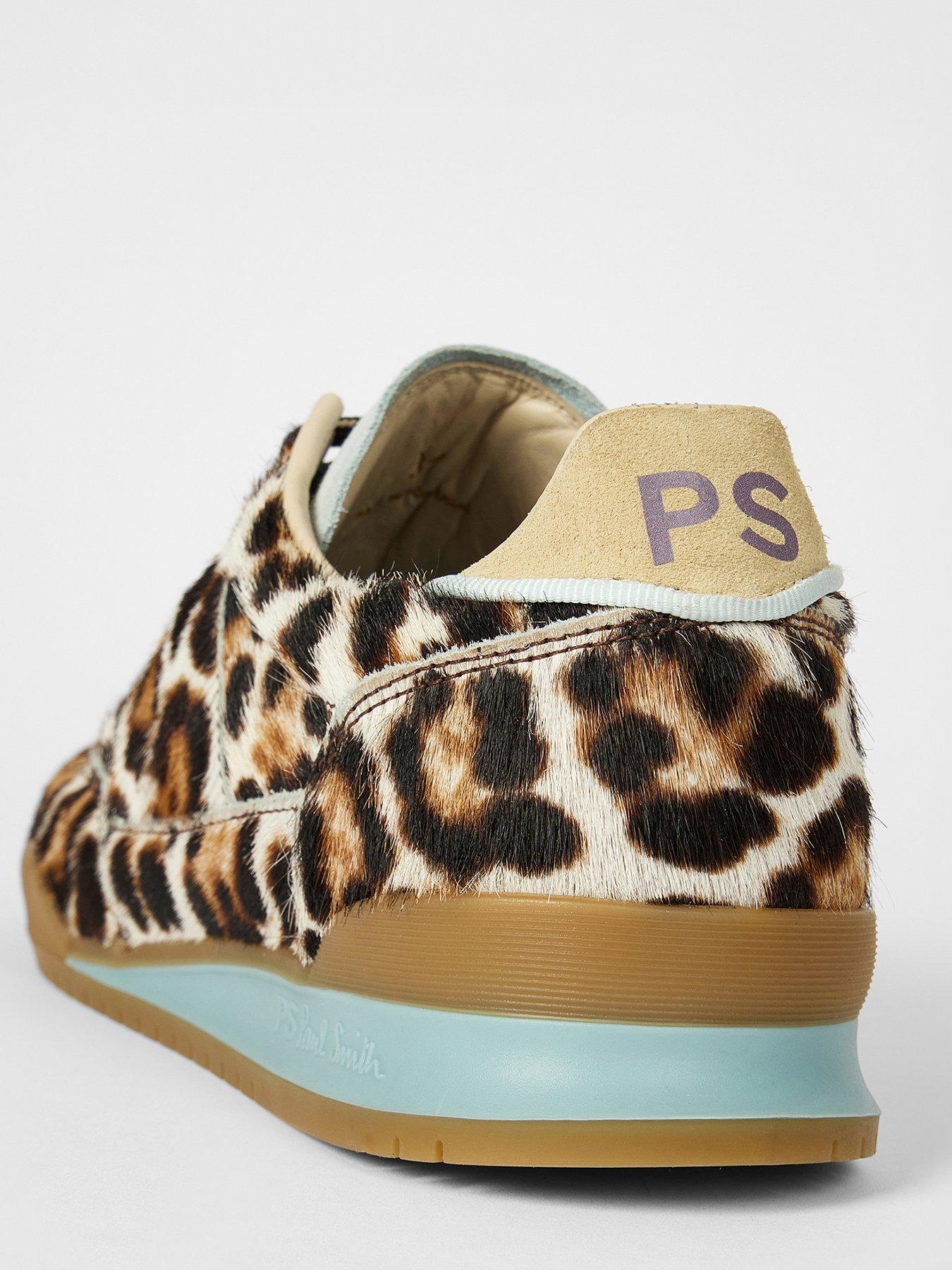 image of ps-paul-smith-womens-shoe-dover-leopard-print-brown