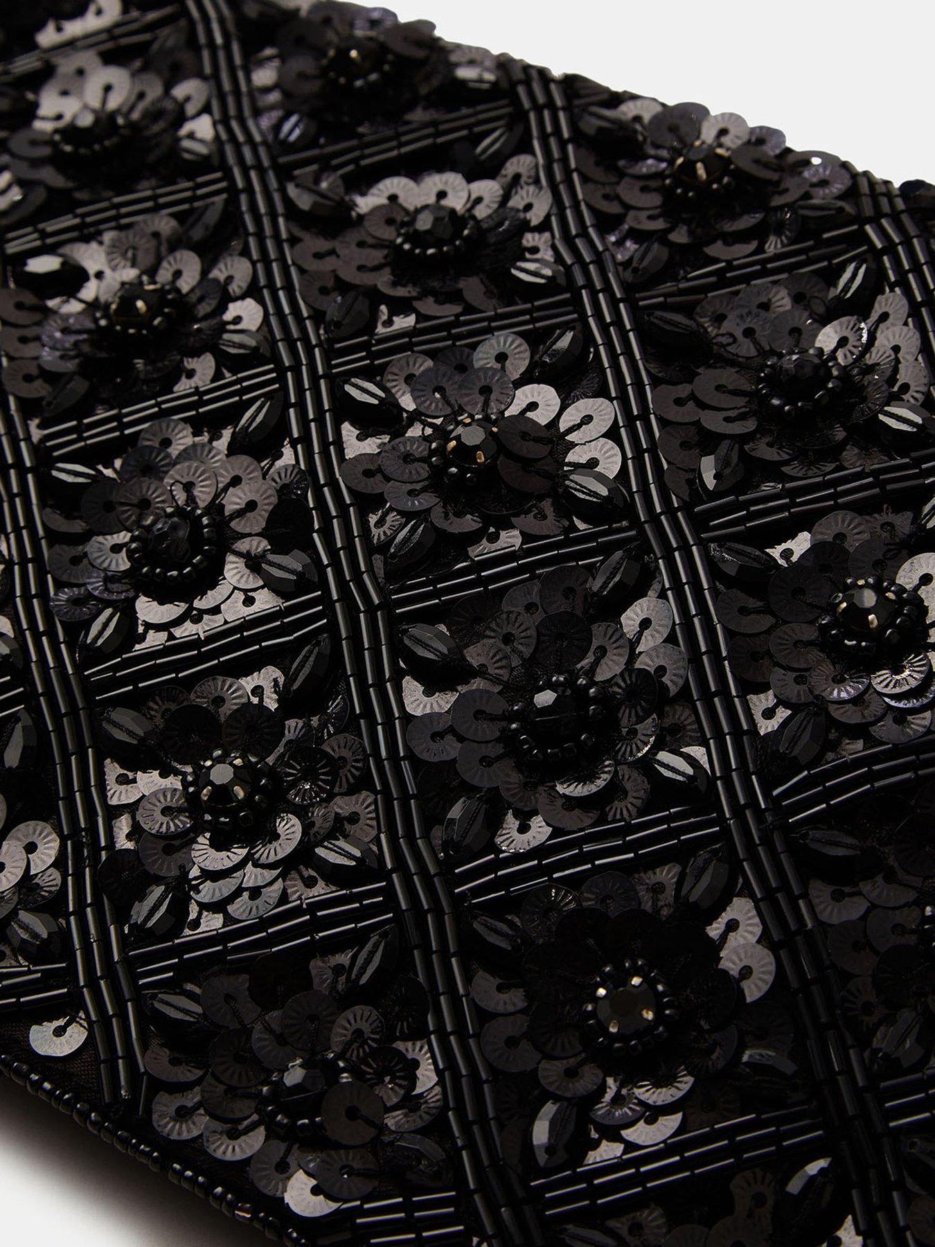 Image 5 of 5 of Accessorize Metallic Embellished Clutch Bag