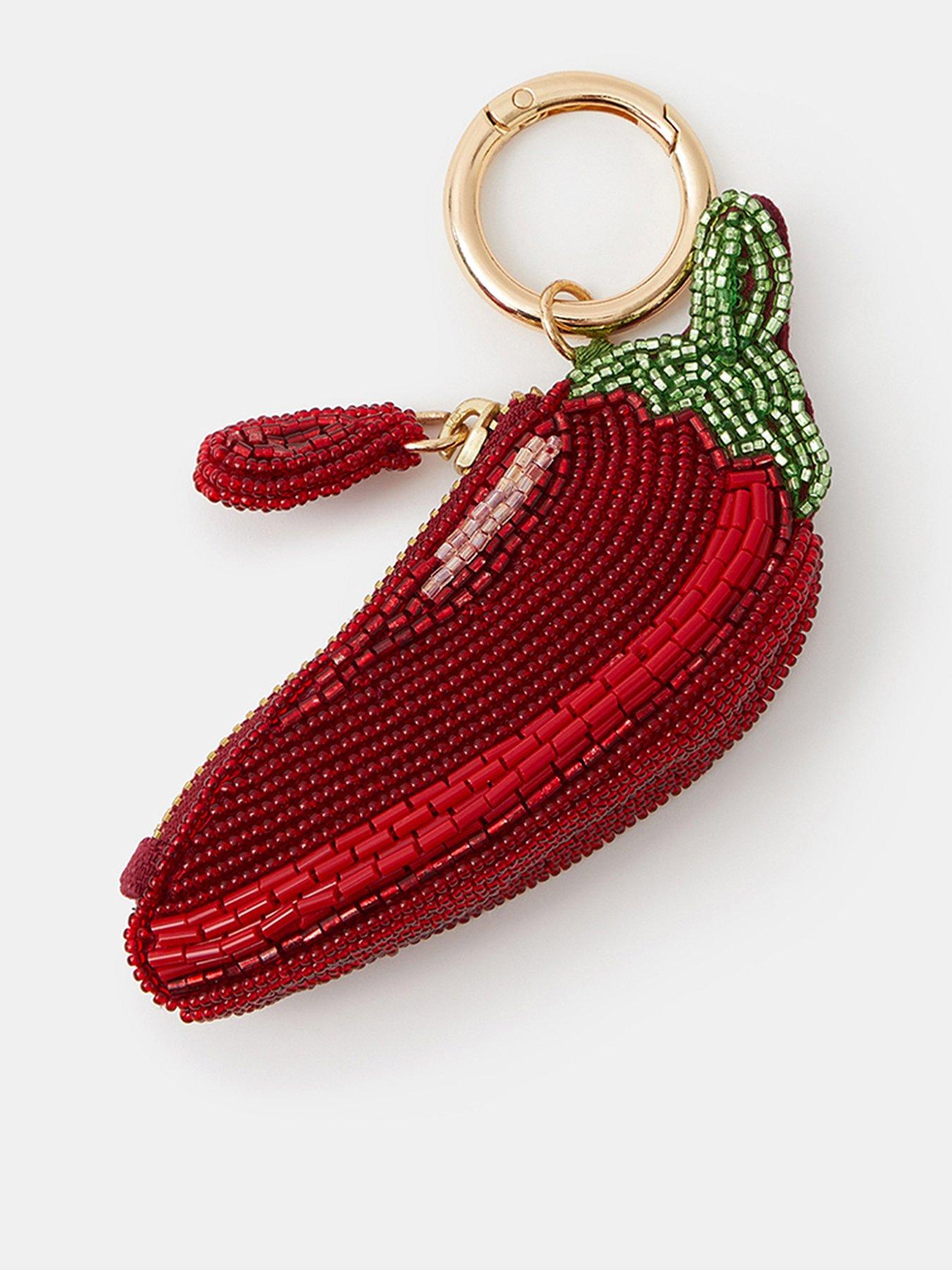 front image of accessorize-chilli-purse-bag-charm