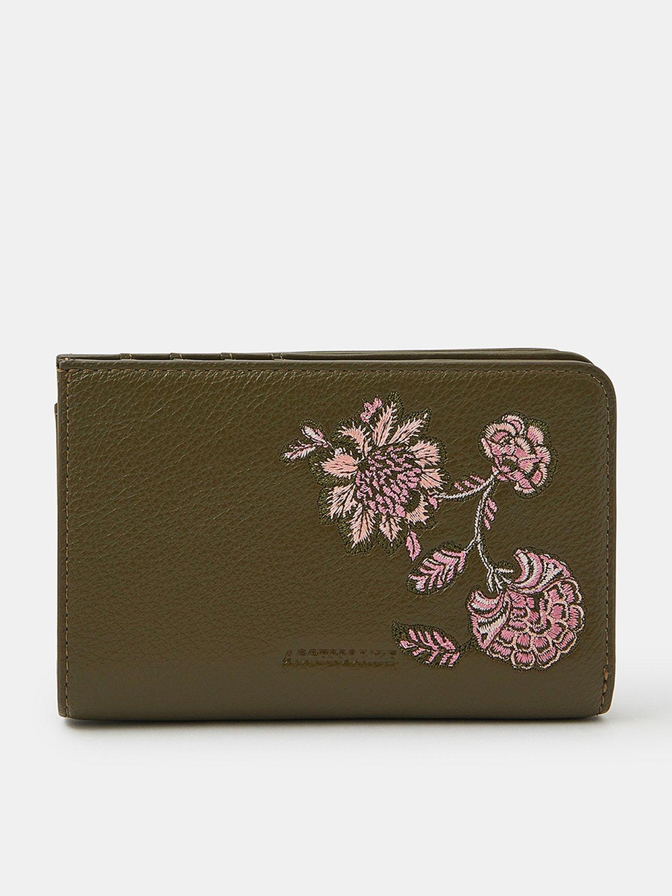  image of accessorize-floral-embroidered-purse