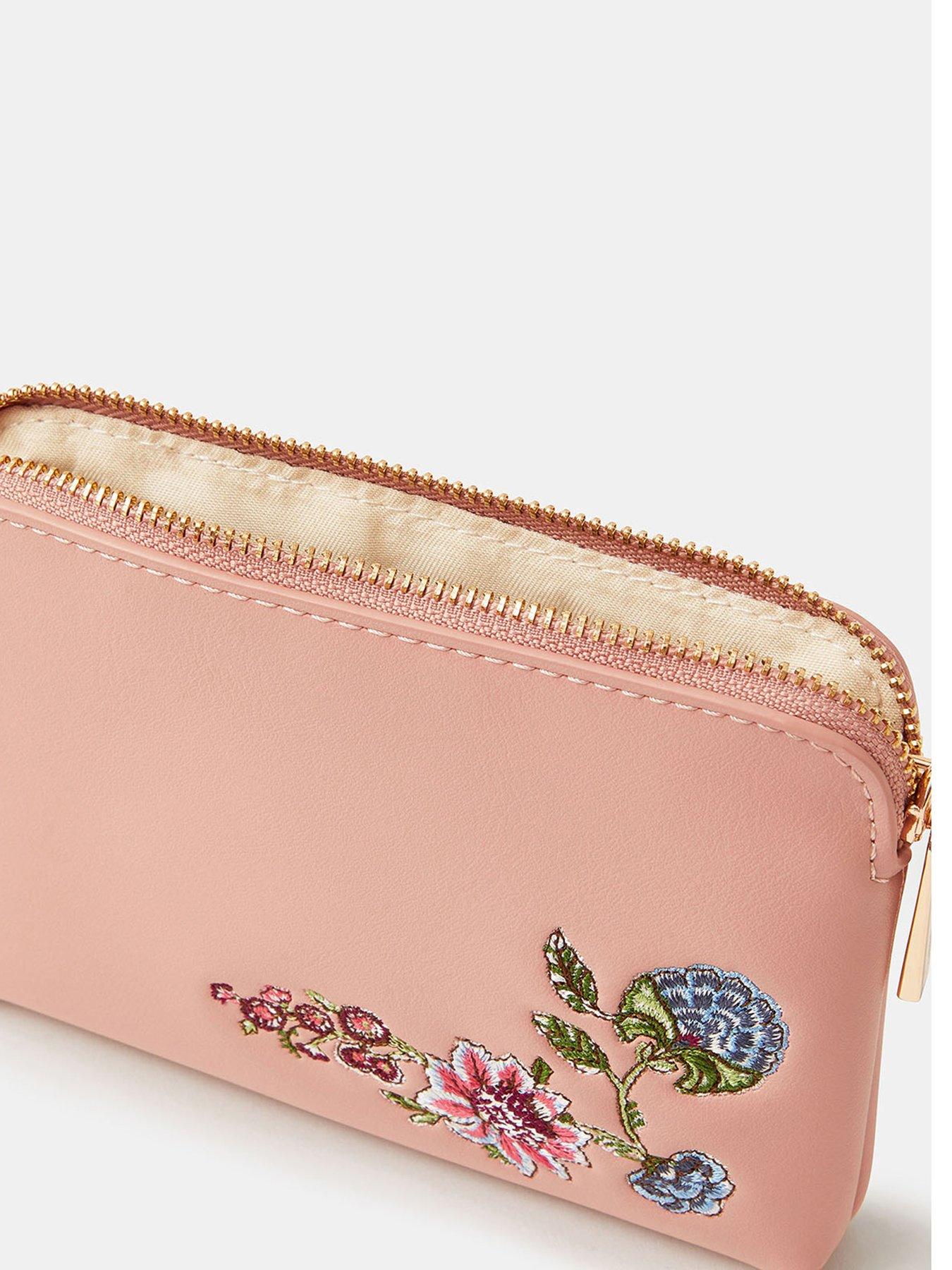 Image 3 of 3 of Accessorize Floral Embroidered Coin Purse