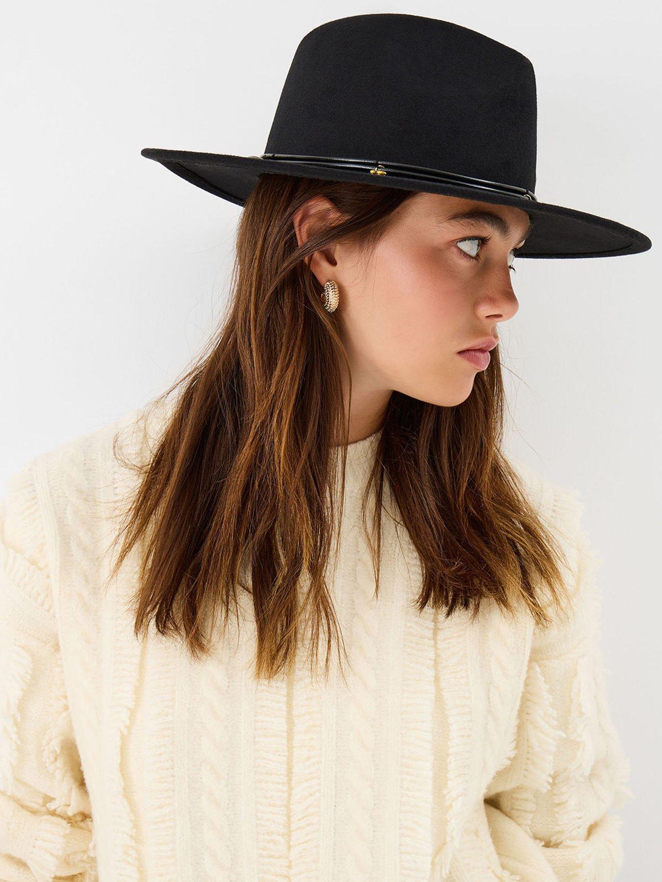 Image 2 of 4 of Accessorize Cowboy Charm Fedora Hat