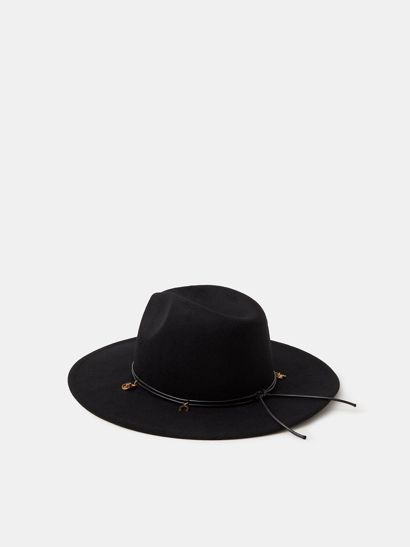 Image 3 of 4 of Accessorize Cowboy Charm Fedora Hat