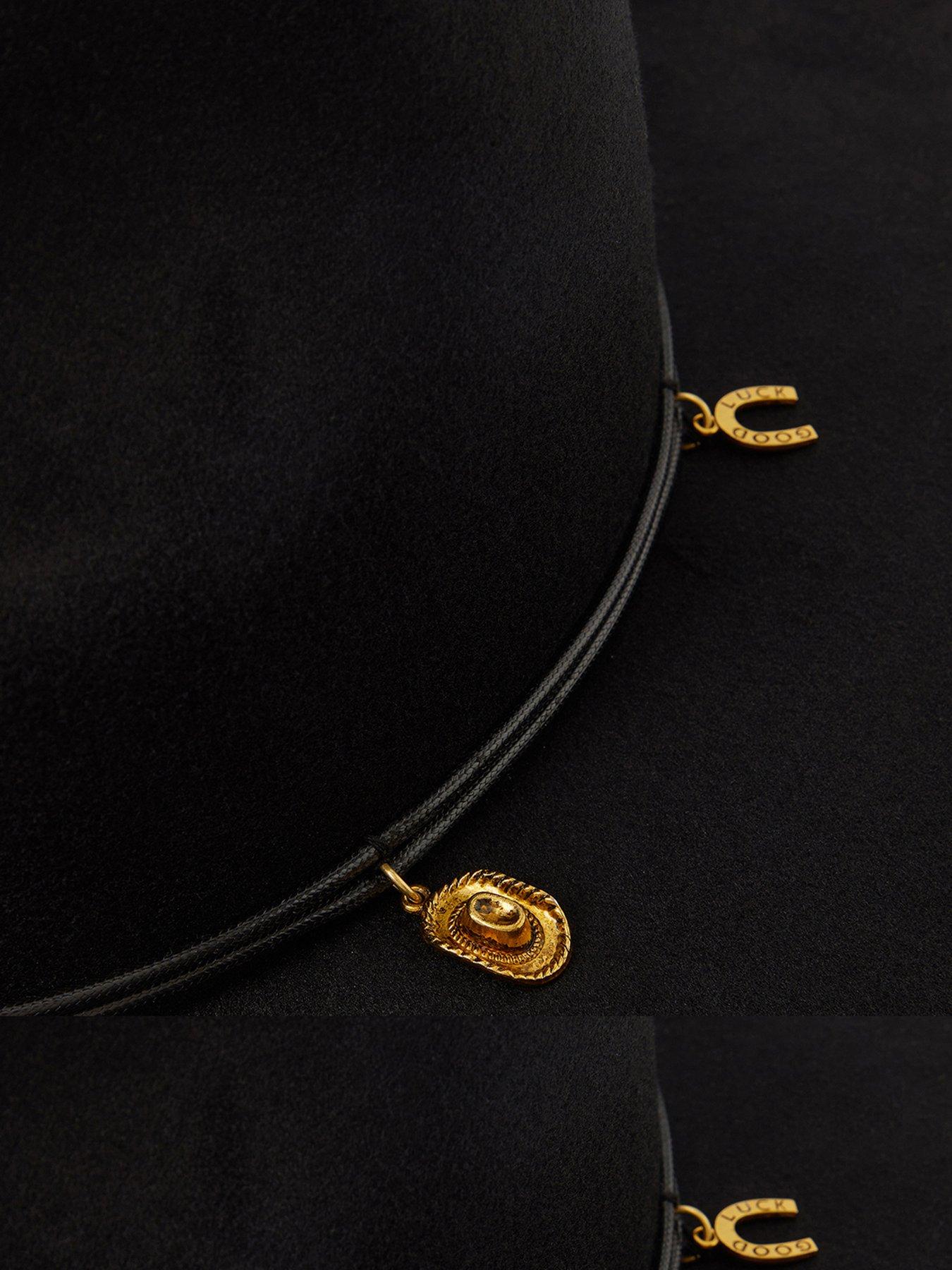 Image 4 of 4 of Accessorize Cowboy Charm Fedora Hat