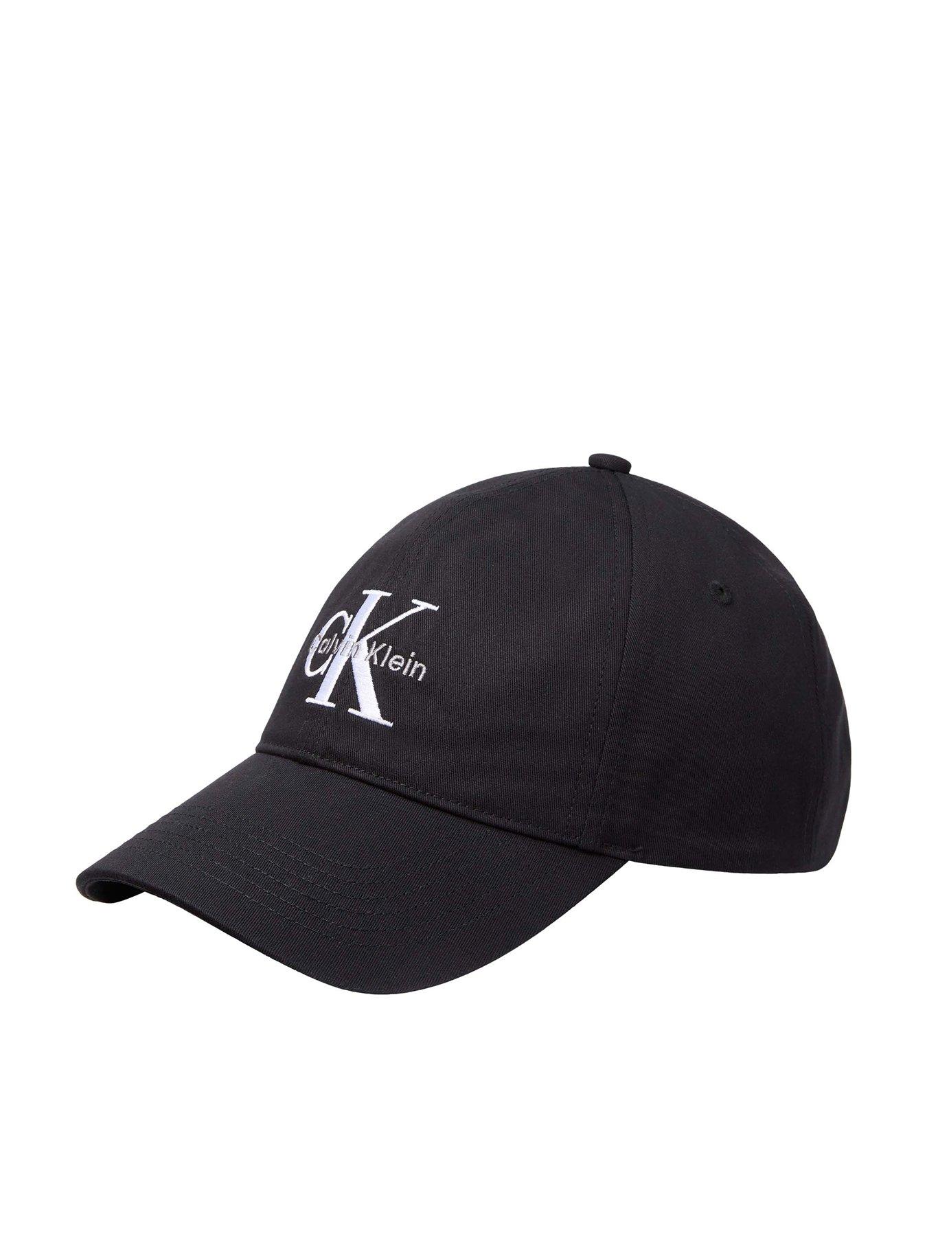 Calvin Klein Monologo Embroidery Baseball Hat - Black