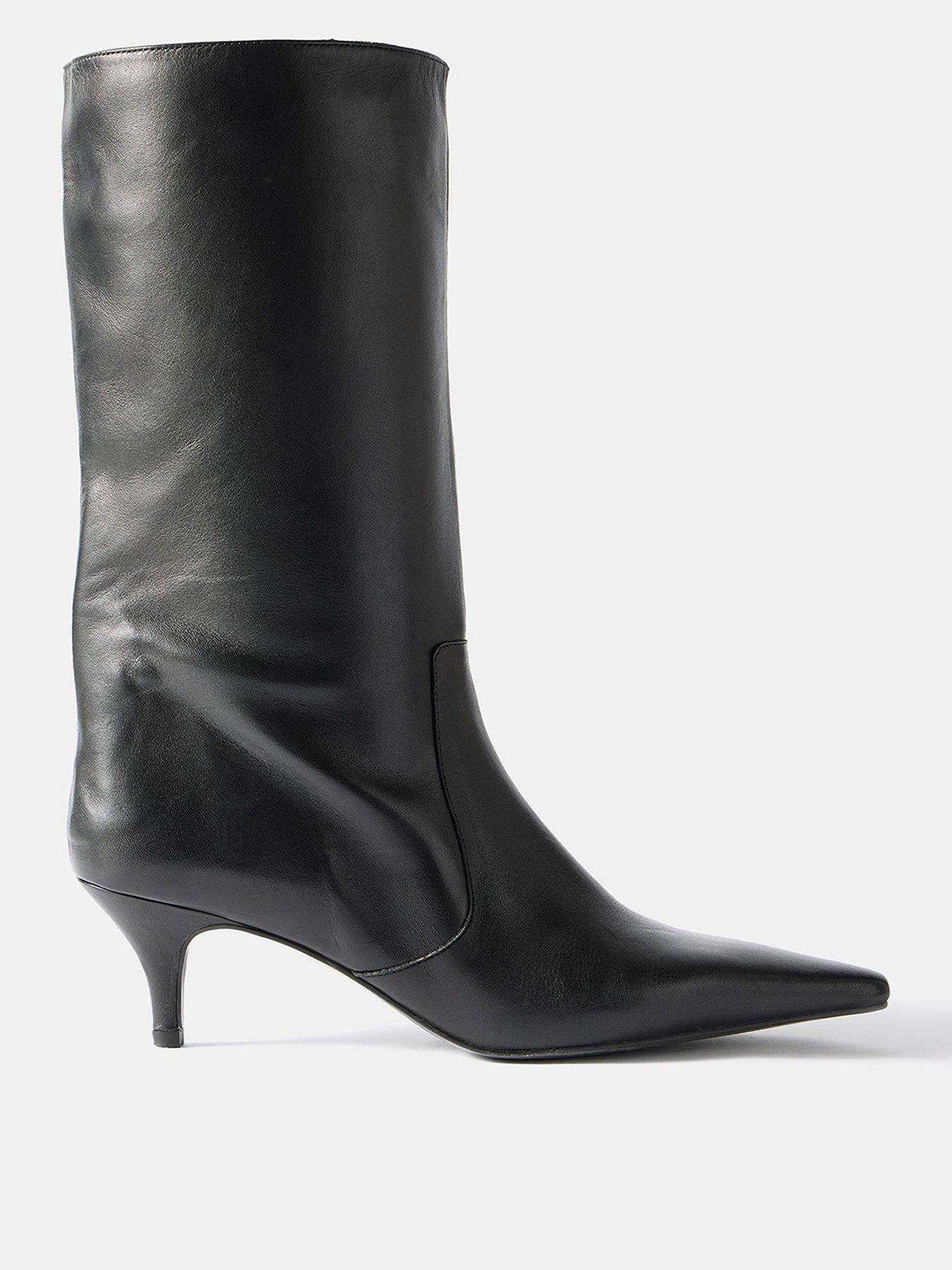 Image 1 of 4 of Mint Velvet Bode Wide Calf Boot