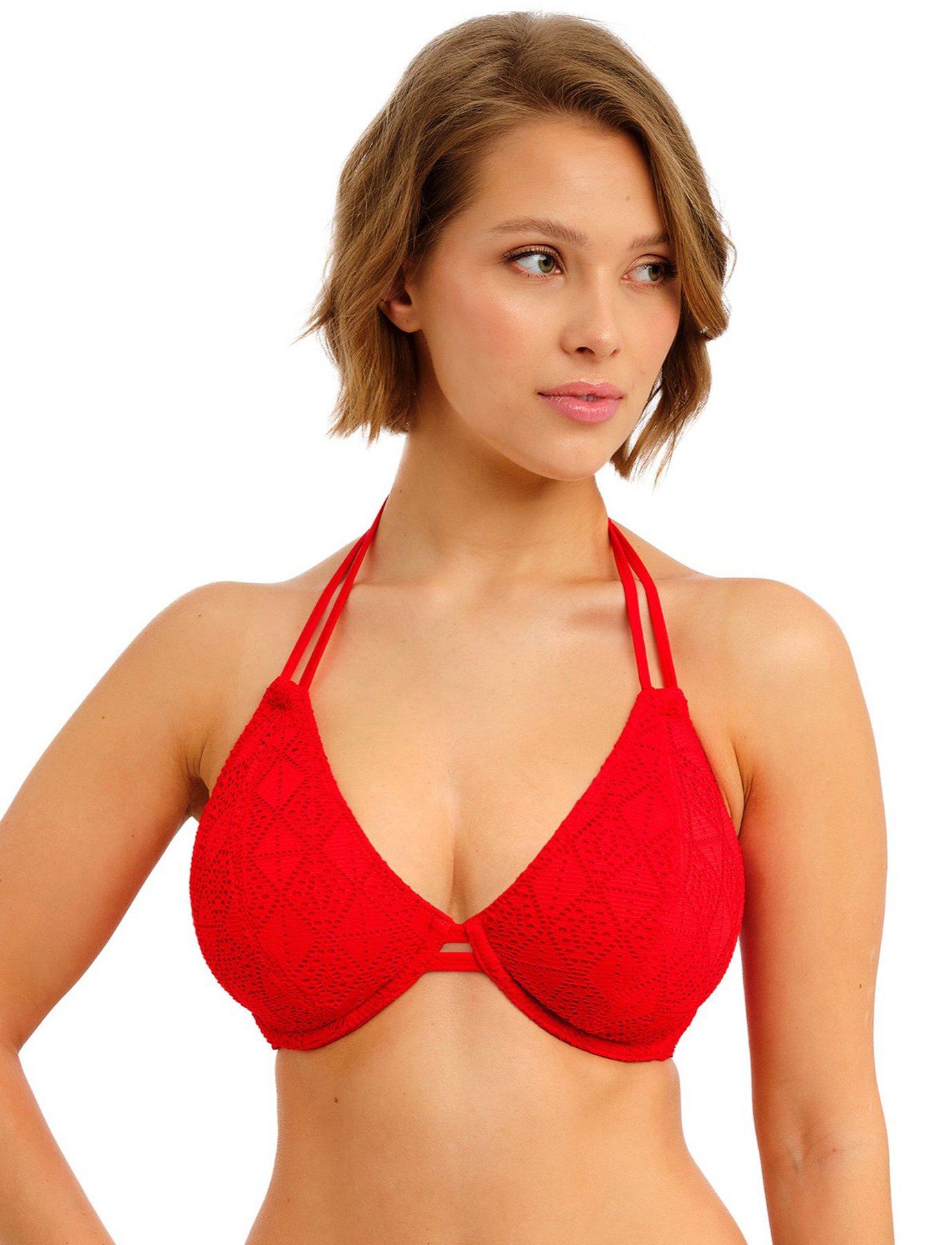  image of freya-nomad-nights-underwire-halter-bikini-top-lava