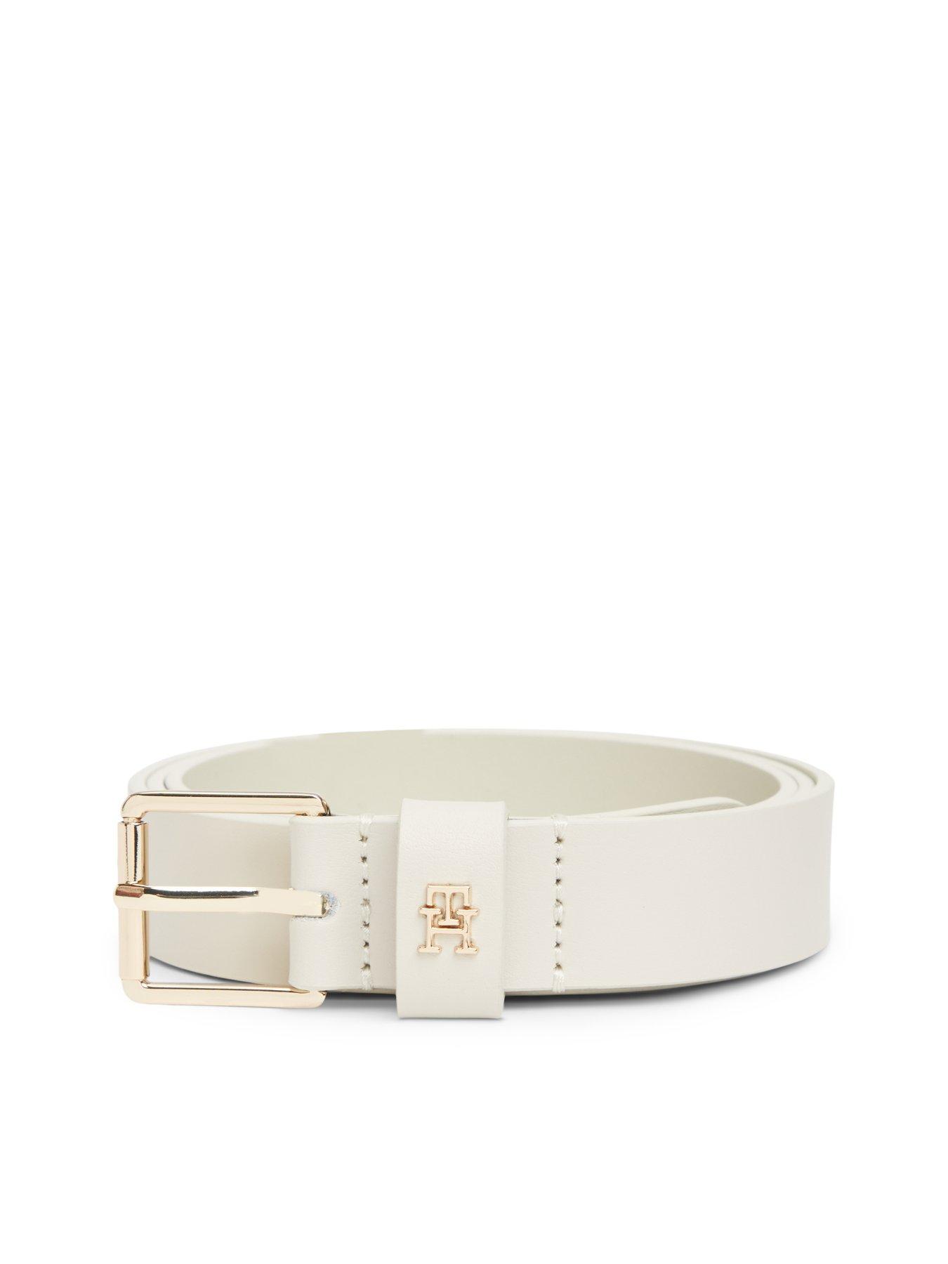 Image 3 of 3 of Tommy Hilfiger Th Square 2.5 Go Belt - White