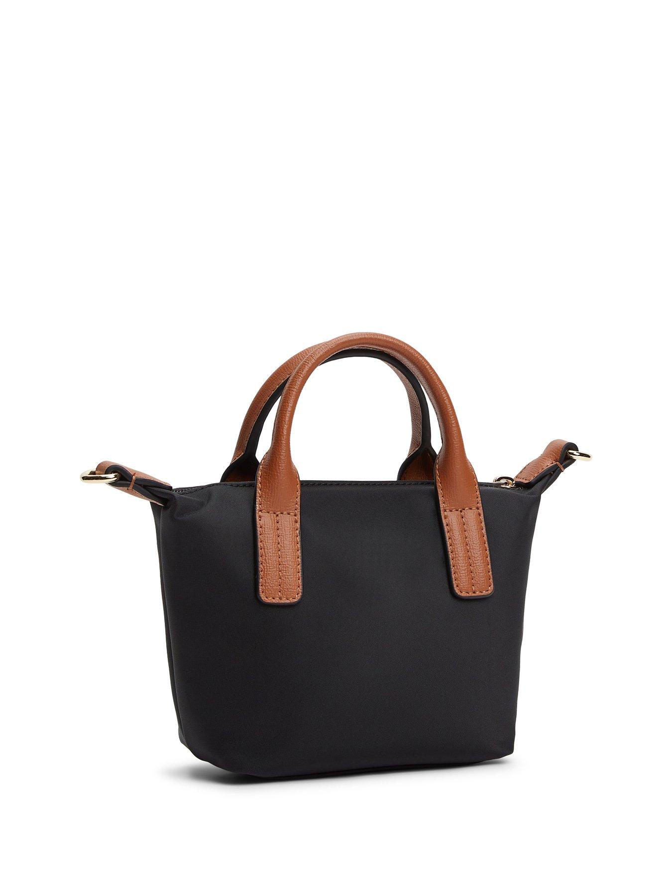  image of tommy-hilfiger-popette-micro-tote-bag-black