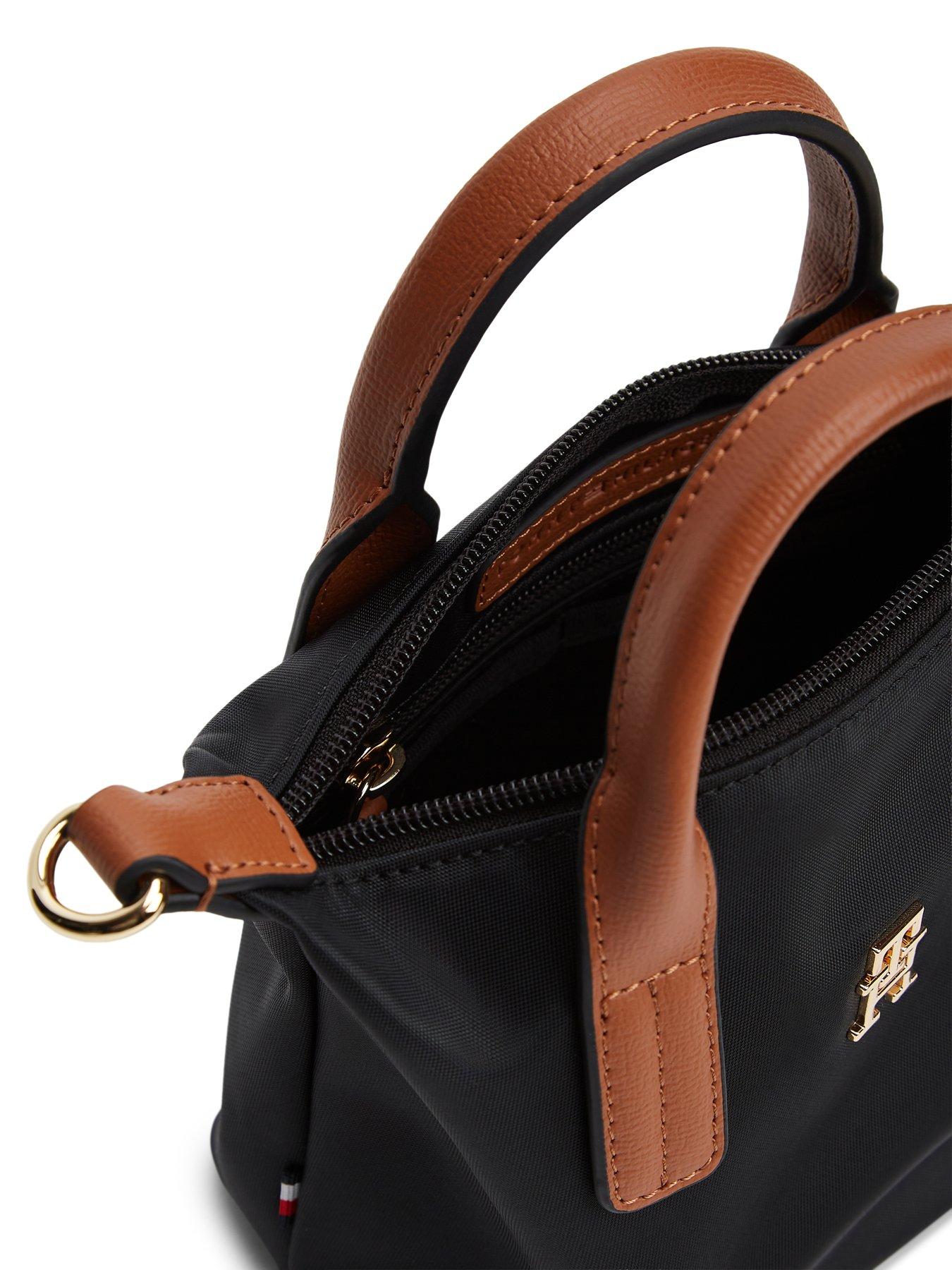  image of tommy-hilfiger-popette-micro-tote-bag-black