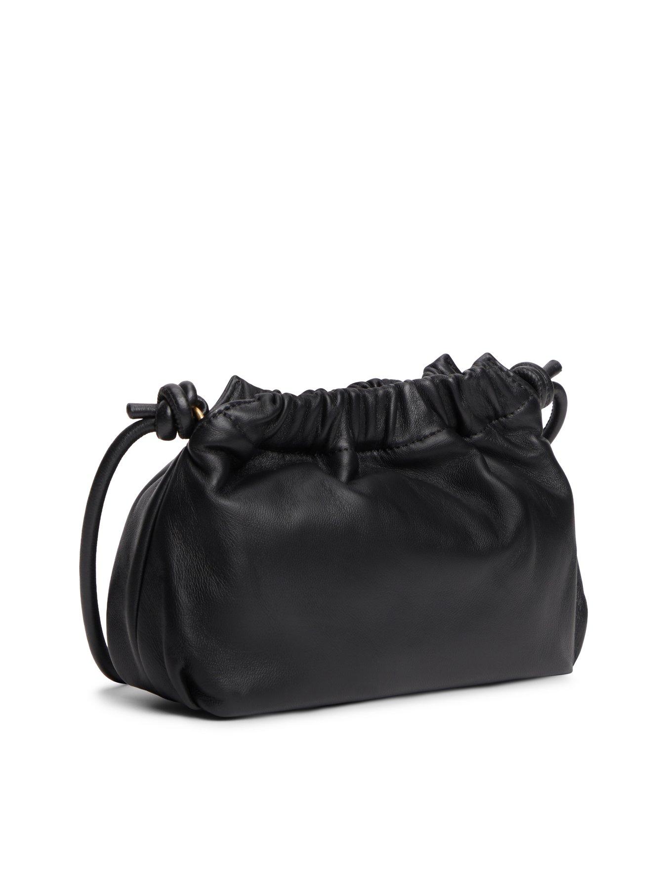  image of tommy-hilfiger-th-soft-leather-crossover-bag-black