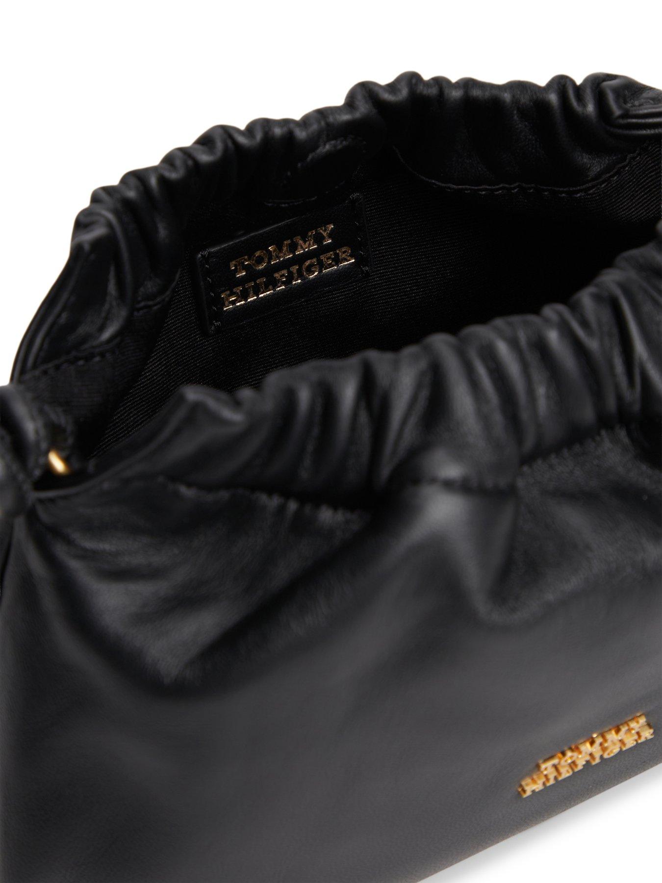  image of tommy-hilfiger-th-soft-leather-crossover-bag-black