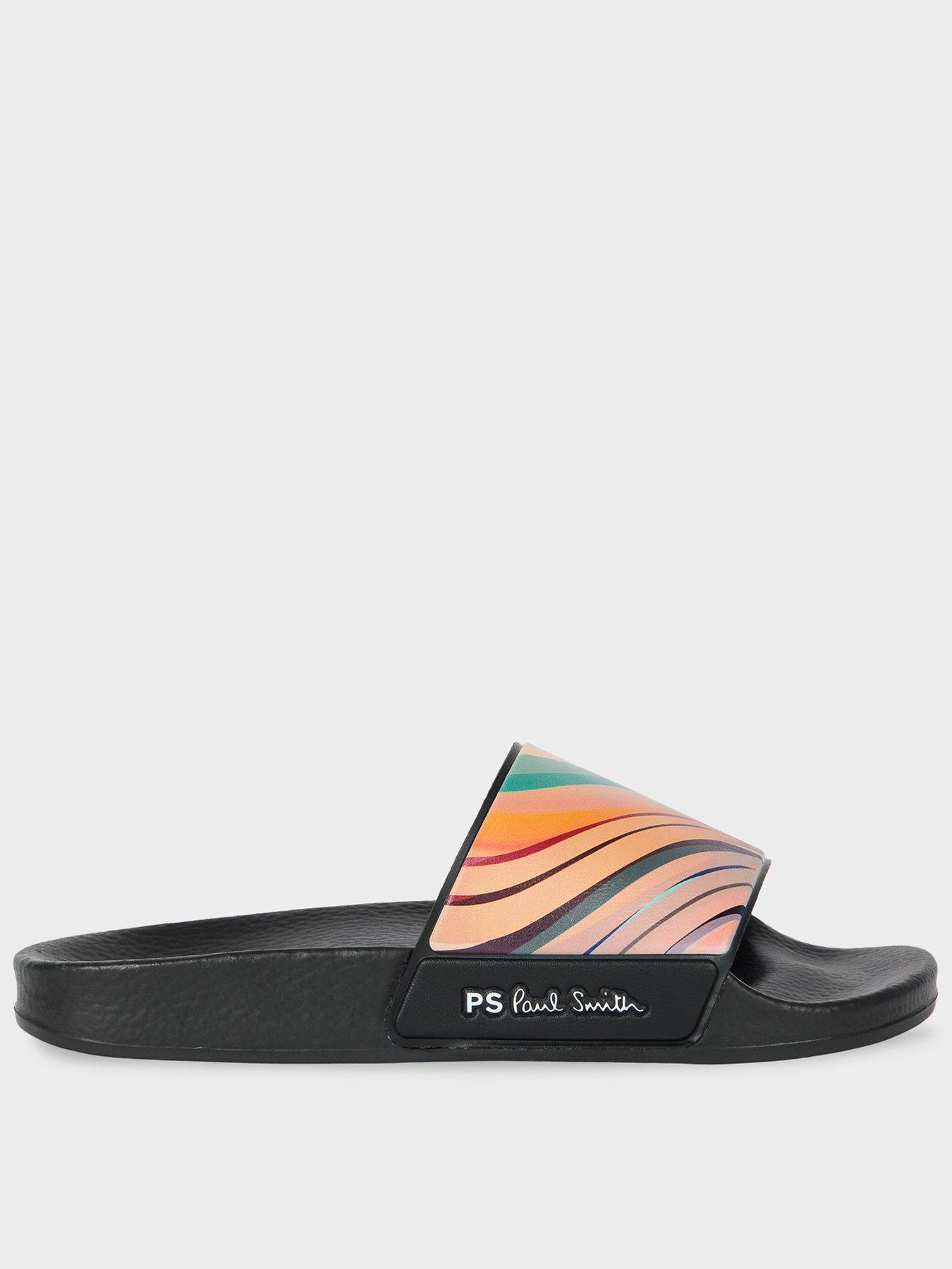 PS PAUL SMITH Womens Shoe Nyro Swirl Print - Black