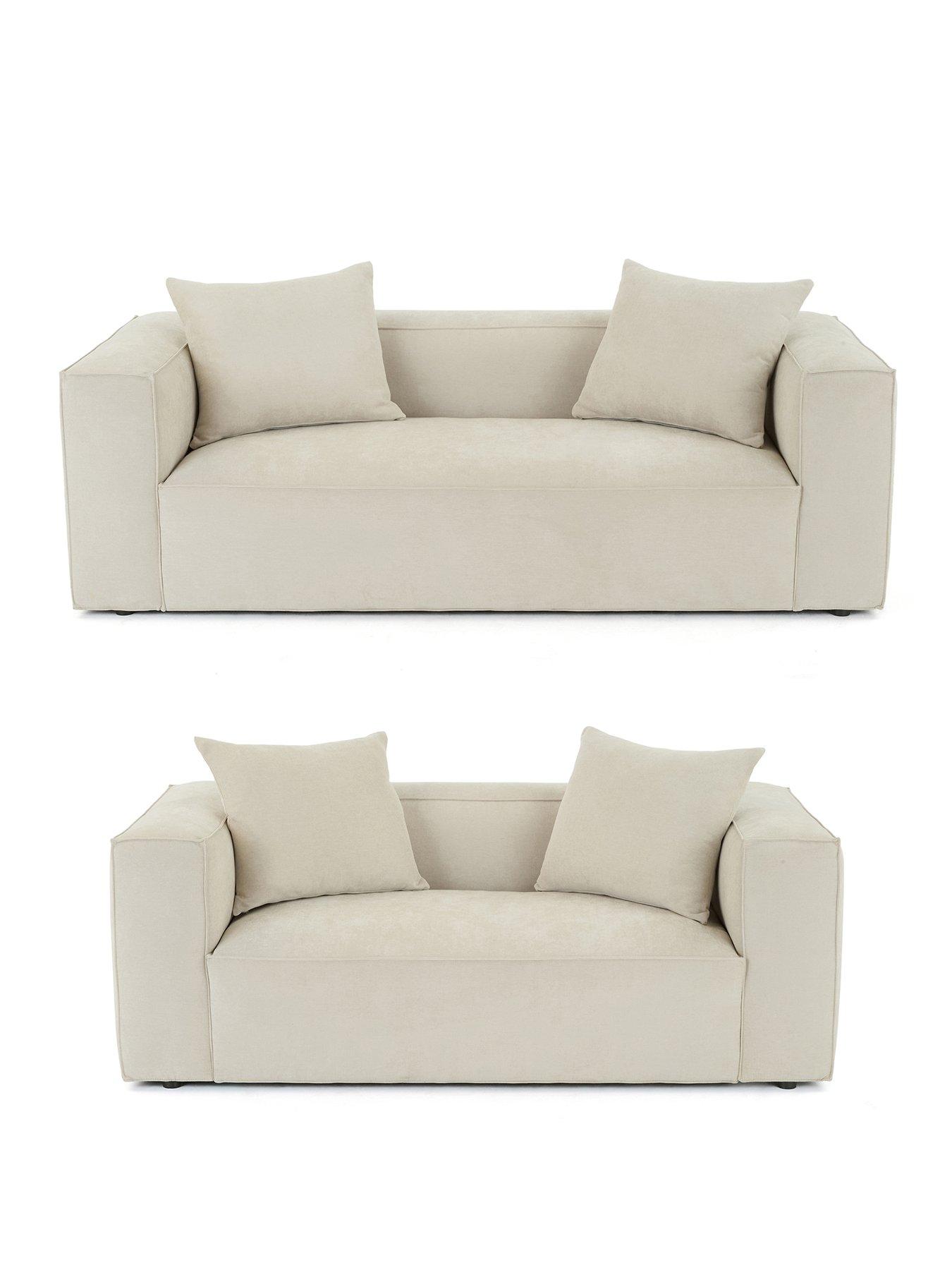 stillFront image of the-very-collection-larsen-3-2-seater-sofa